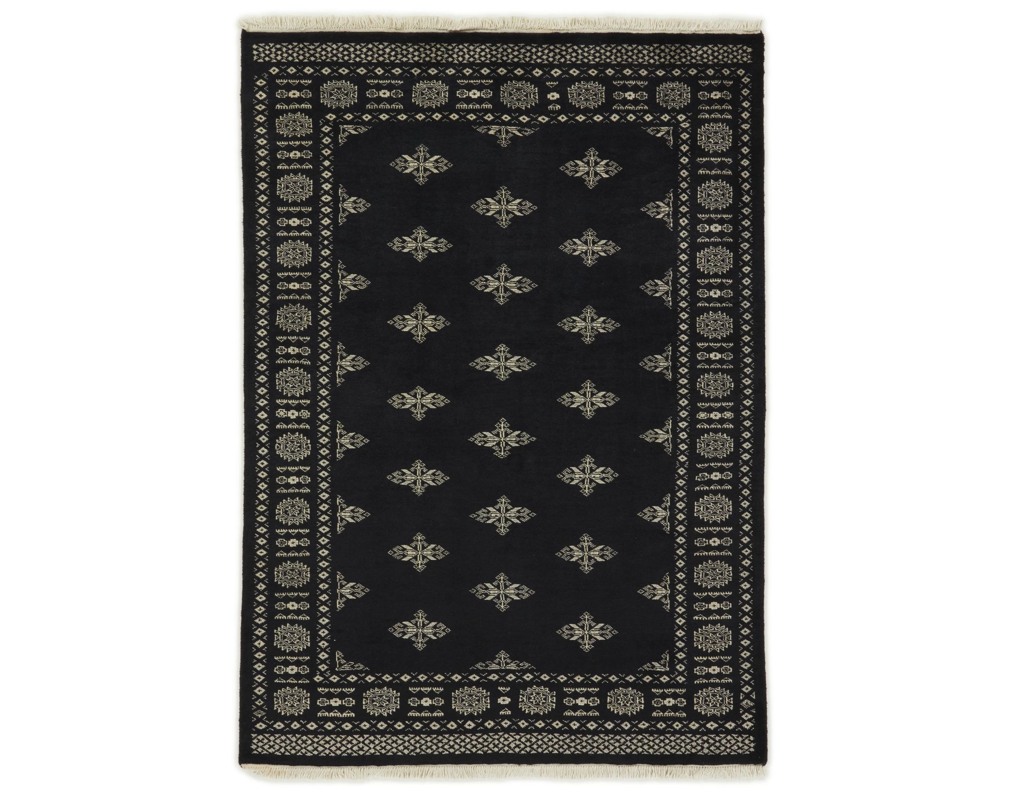 Pakistan handknotted orientalisk matta 136 x 191 cm