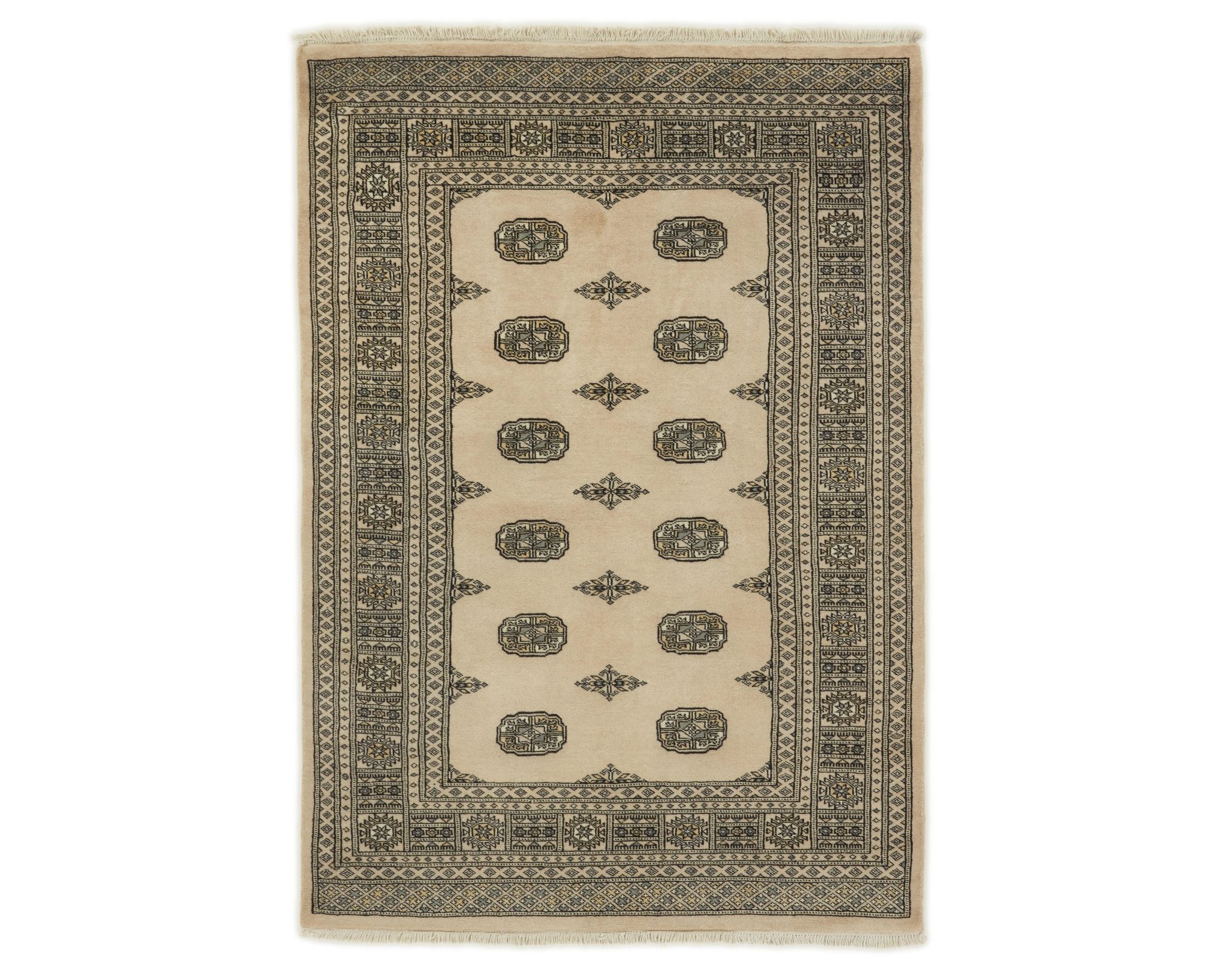Pakistan handknotted orientalisk matta 137 x 196 cm