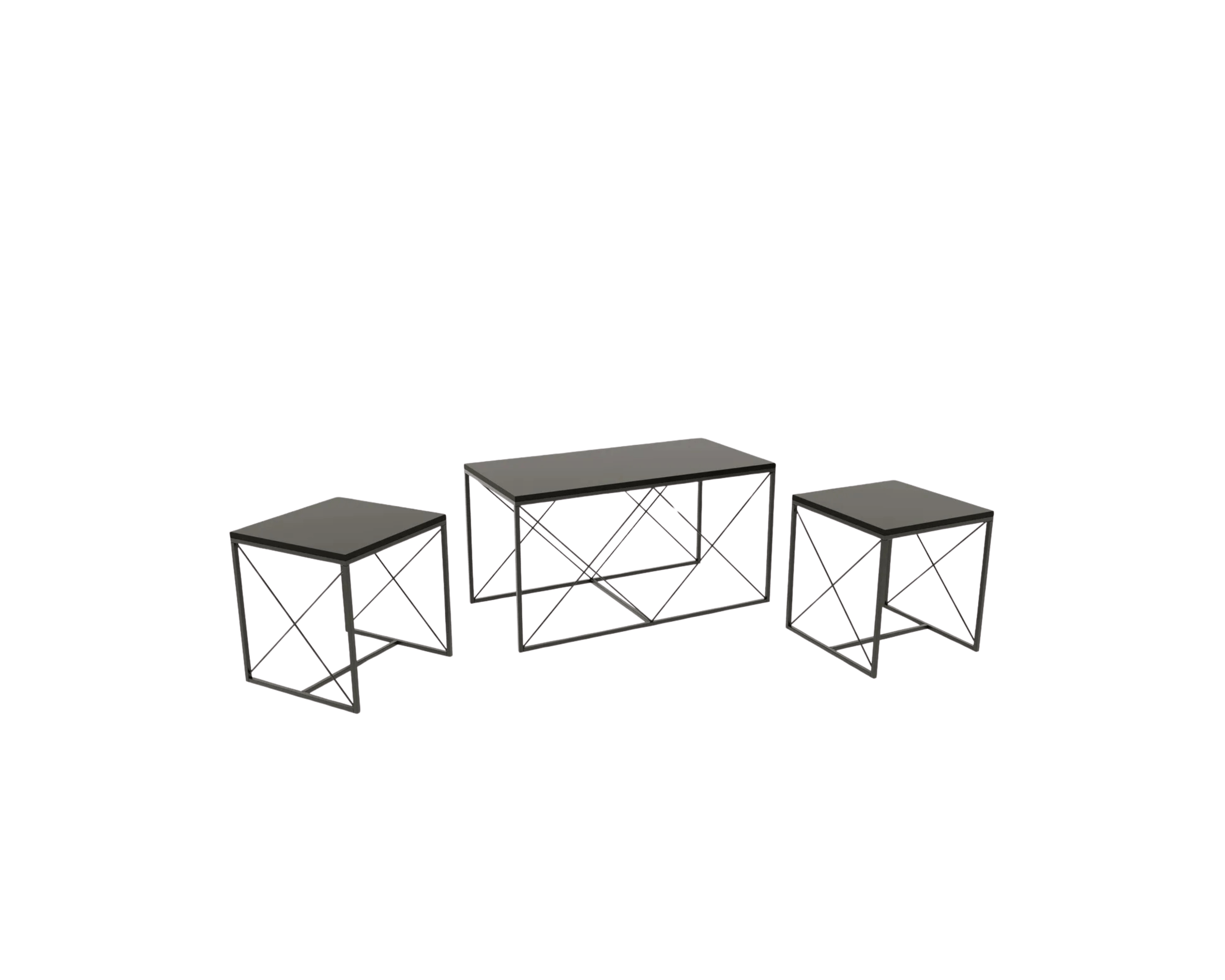 Defneia satsbord, 3 delar