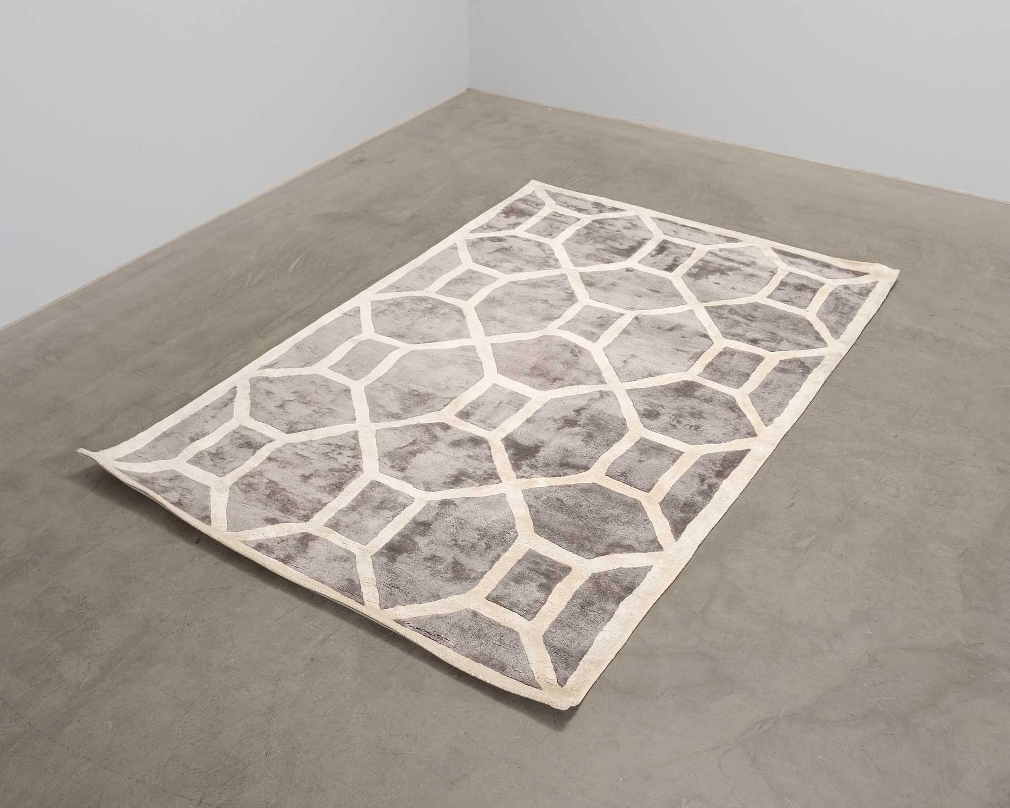 Layered Entrance matta 160 x 245 cm Elephant Gray