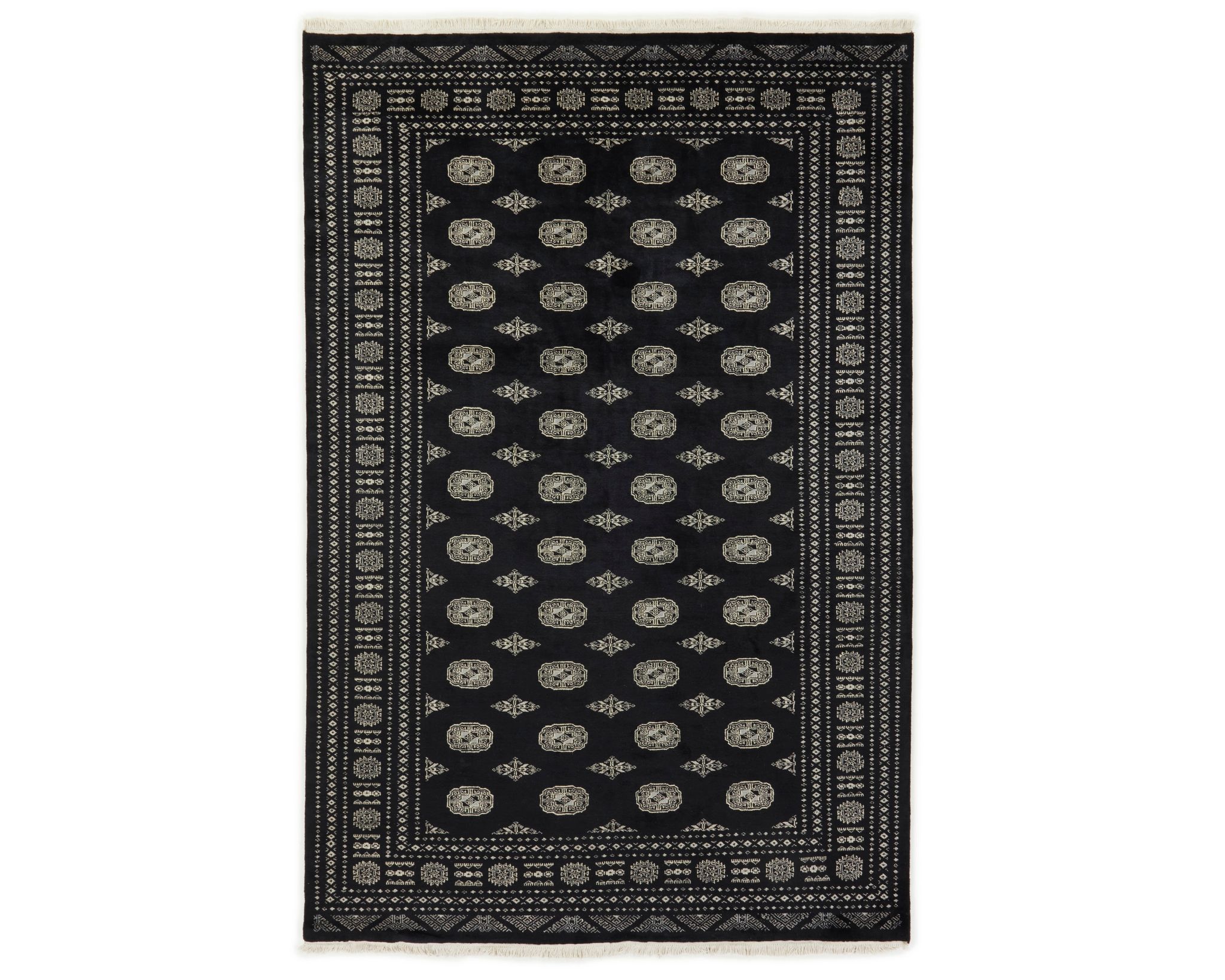 Pakistan handknotted orientalisk matta 201 x 302 cm