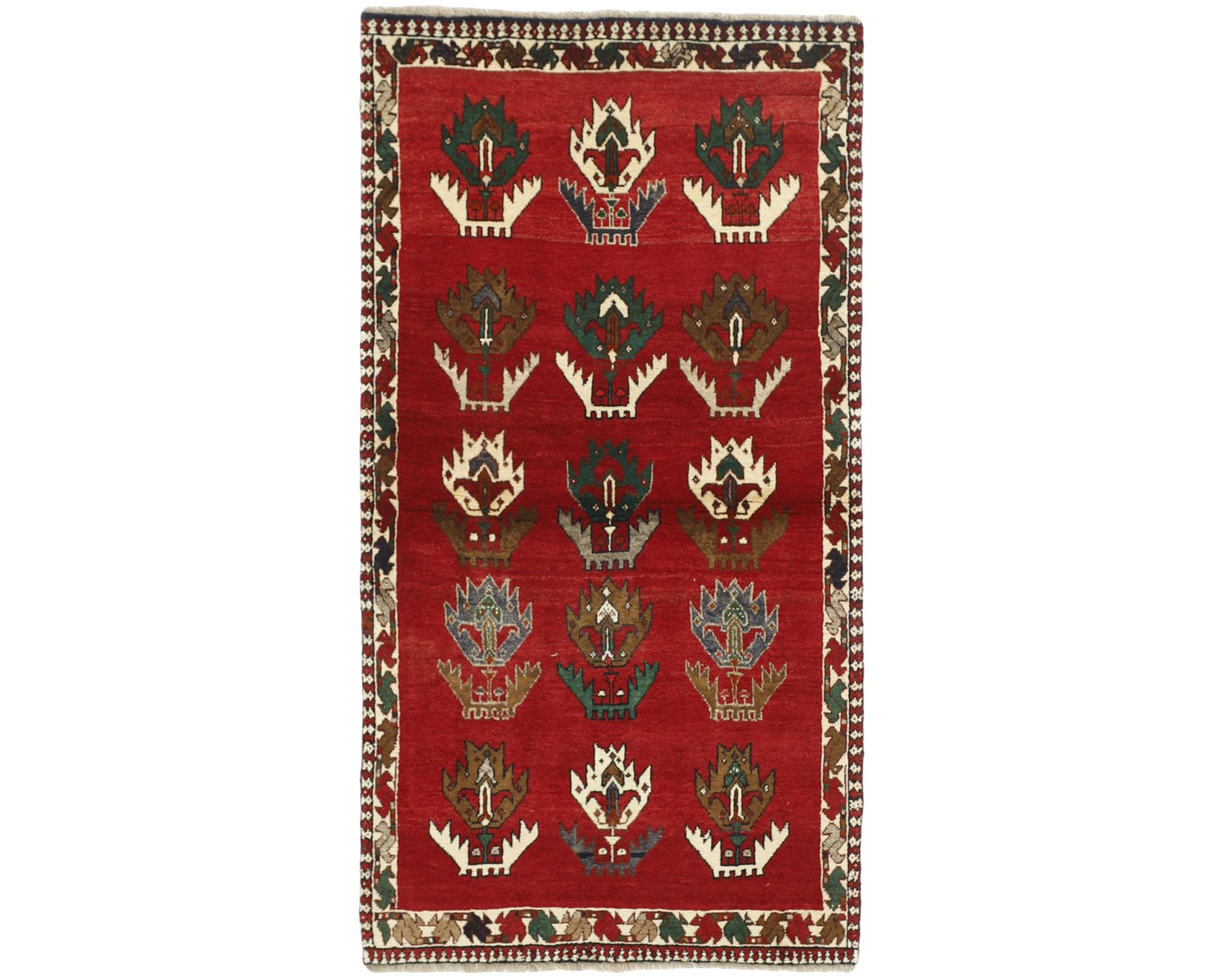 Kashghai orientalisk matta 105 x 194 cm