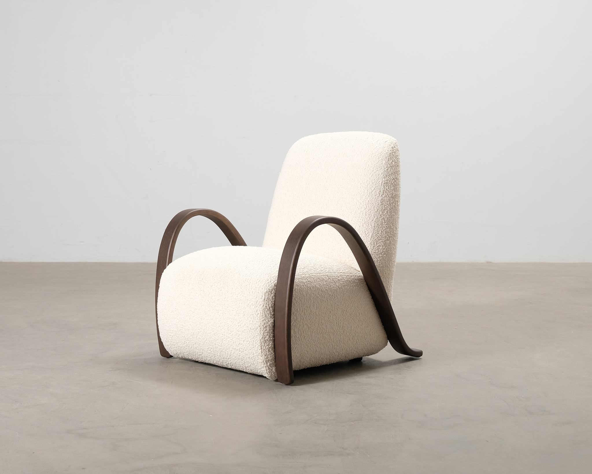 Ferm Living Buur fåtölj naturvit