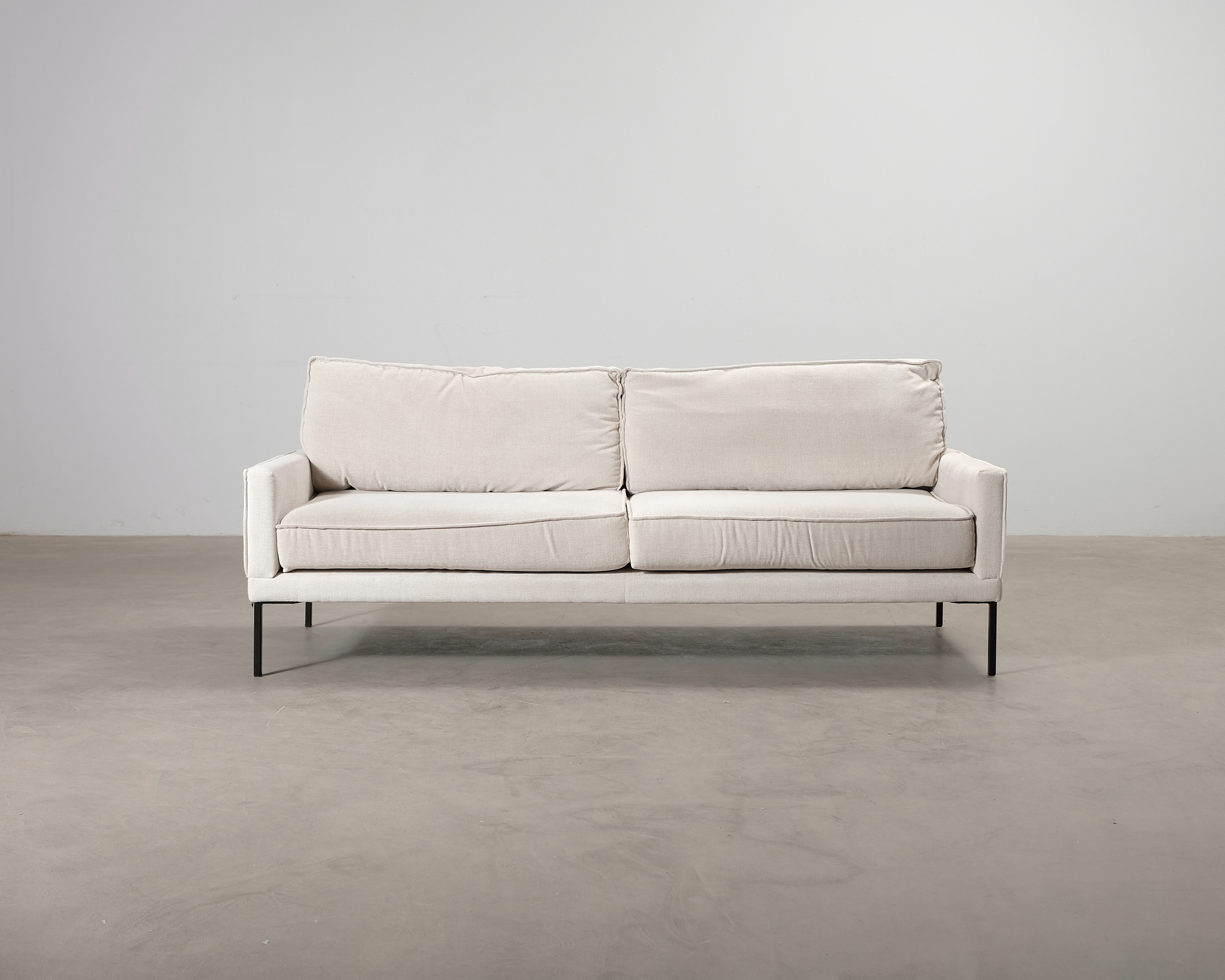 HT Collection Donna 2,5-sitssoffa ljusbeige