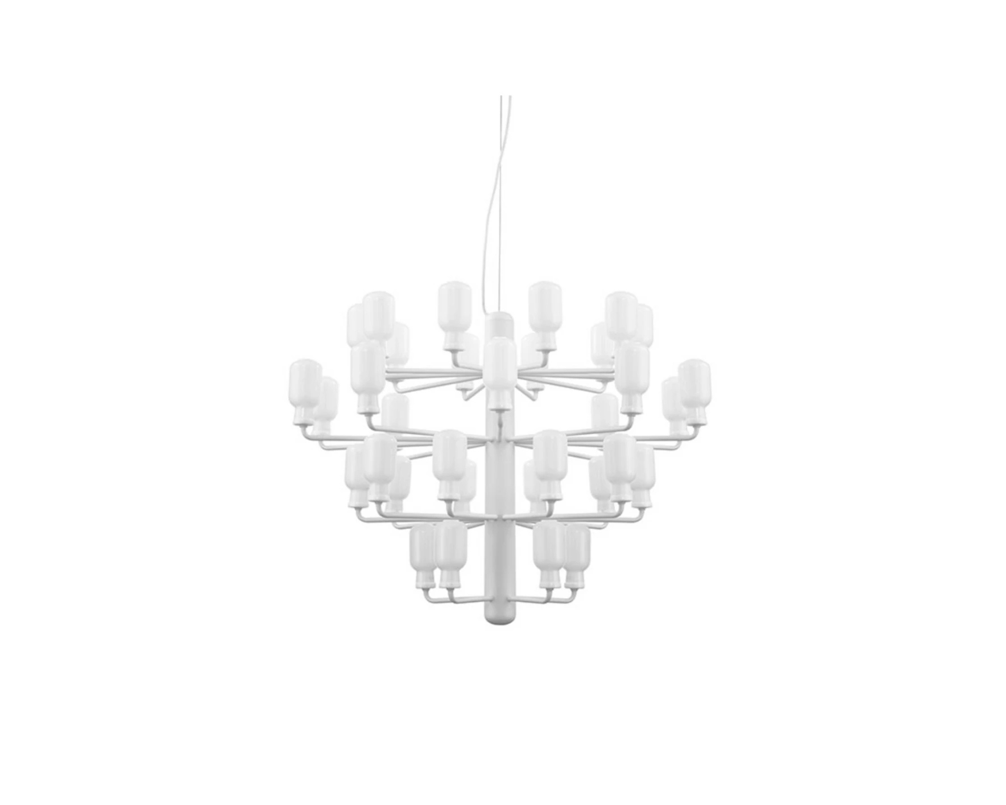 Normann Copenhagen Amp Large ljuskrona vit
