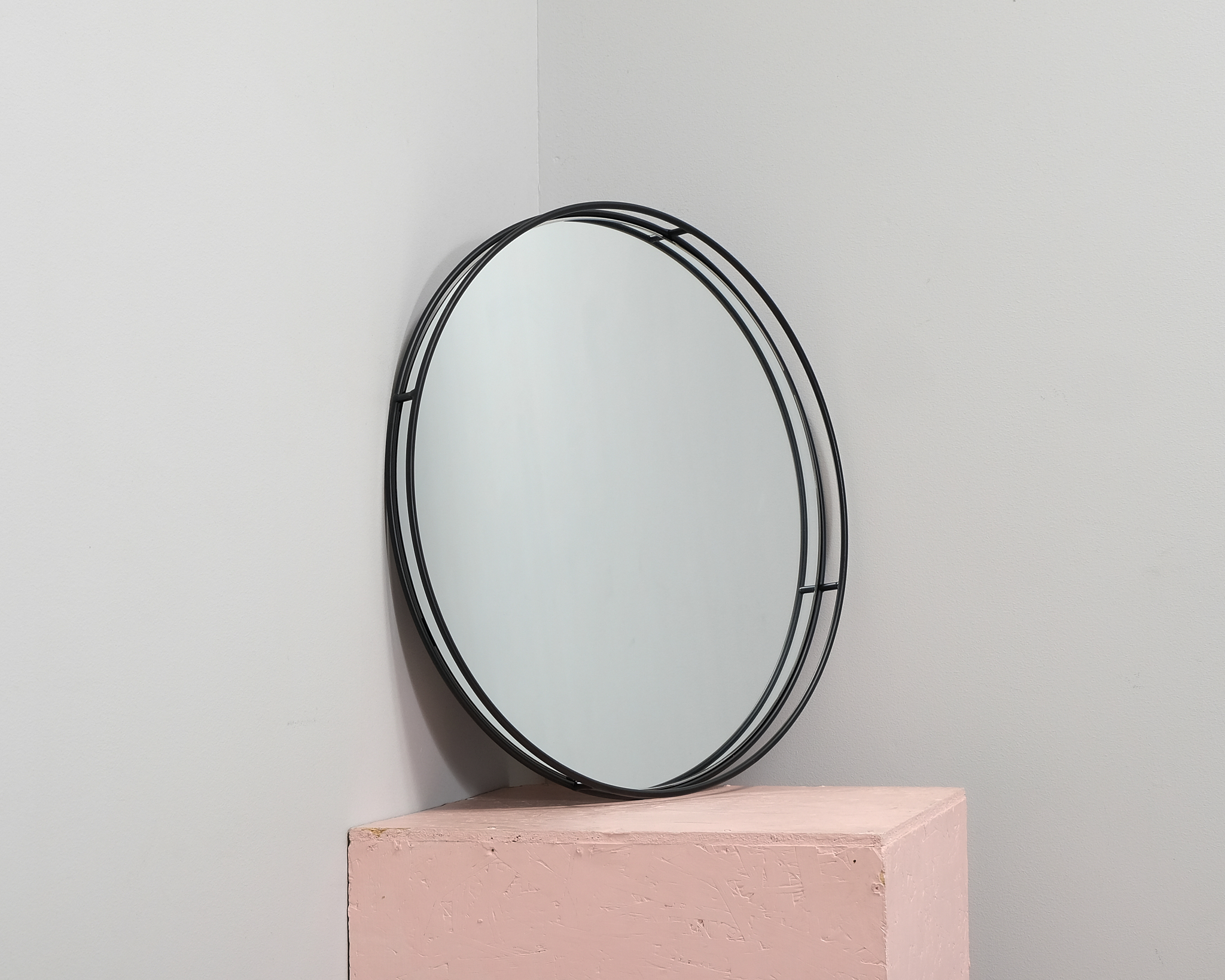 FeelDesign Mood spegel ø 62 cm svart