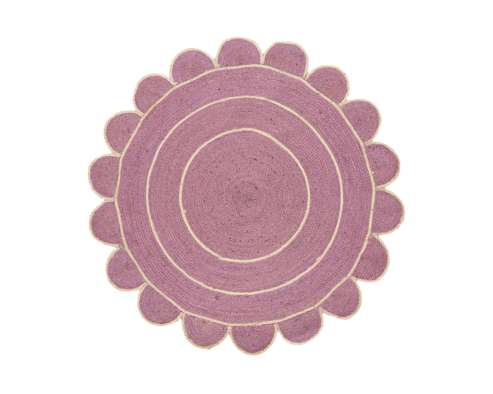 Rugvista Mia matto ø 150 cm violetti