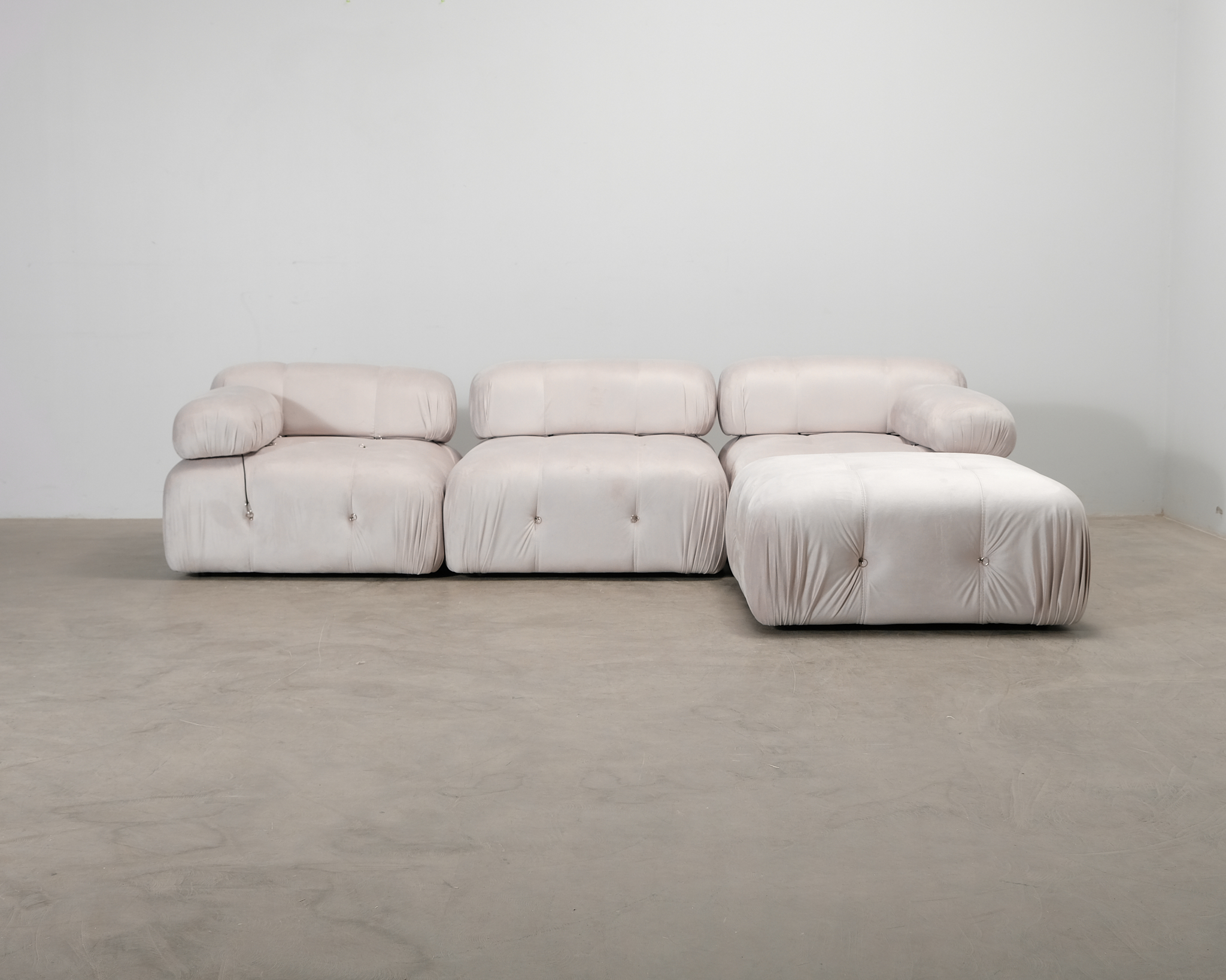 Bengul 3-sits modulsoffa ljusbeige