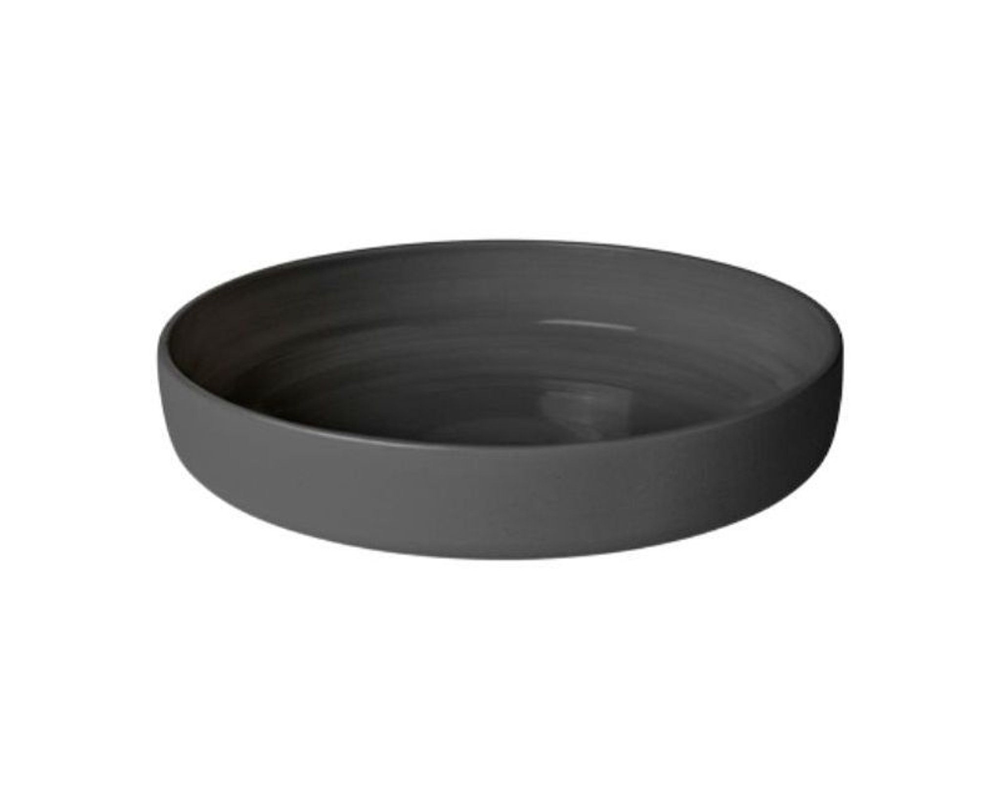 Louise Roe Ceramic PISU 12 djup tallrik &oslash; 21 cm Ink Black