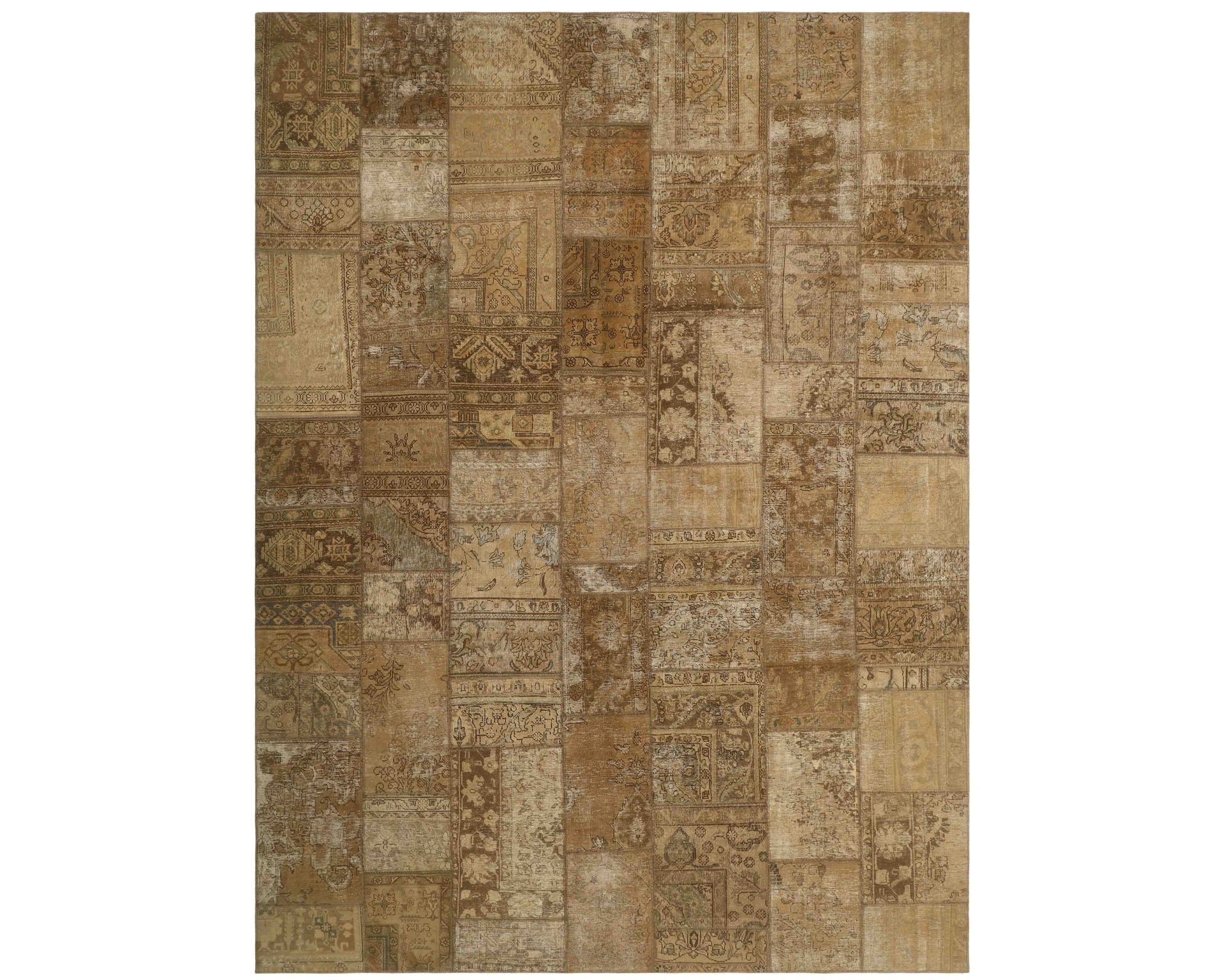 Vintage Patchwork itämainen matto 309 x 410 cm