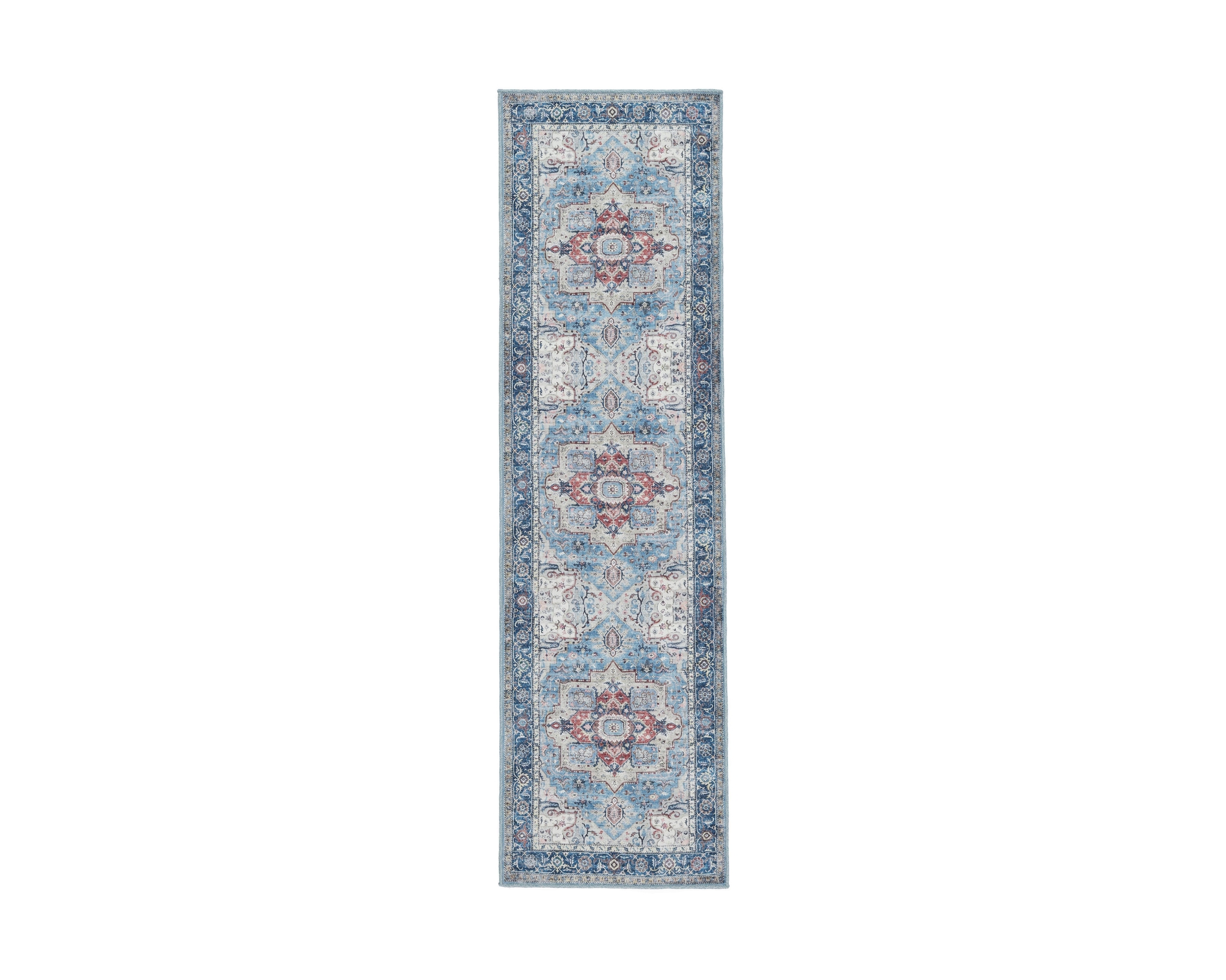 Rugvista Essential Georgia Oriental hallmatta 80 x 300 cm bl&aring;