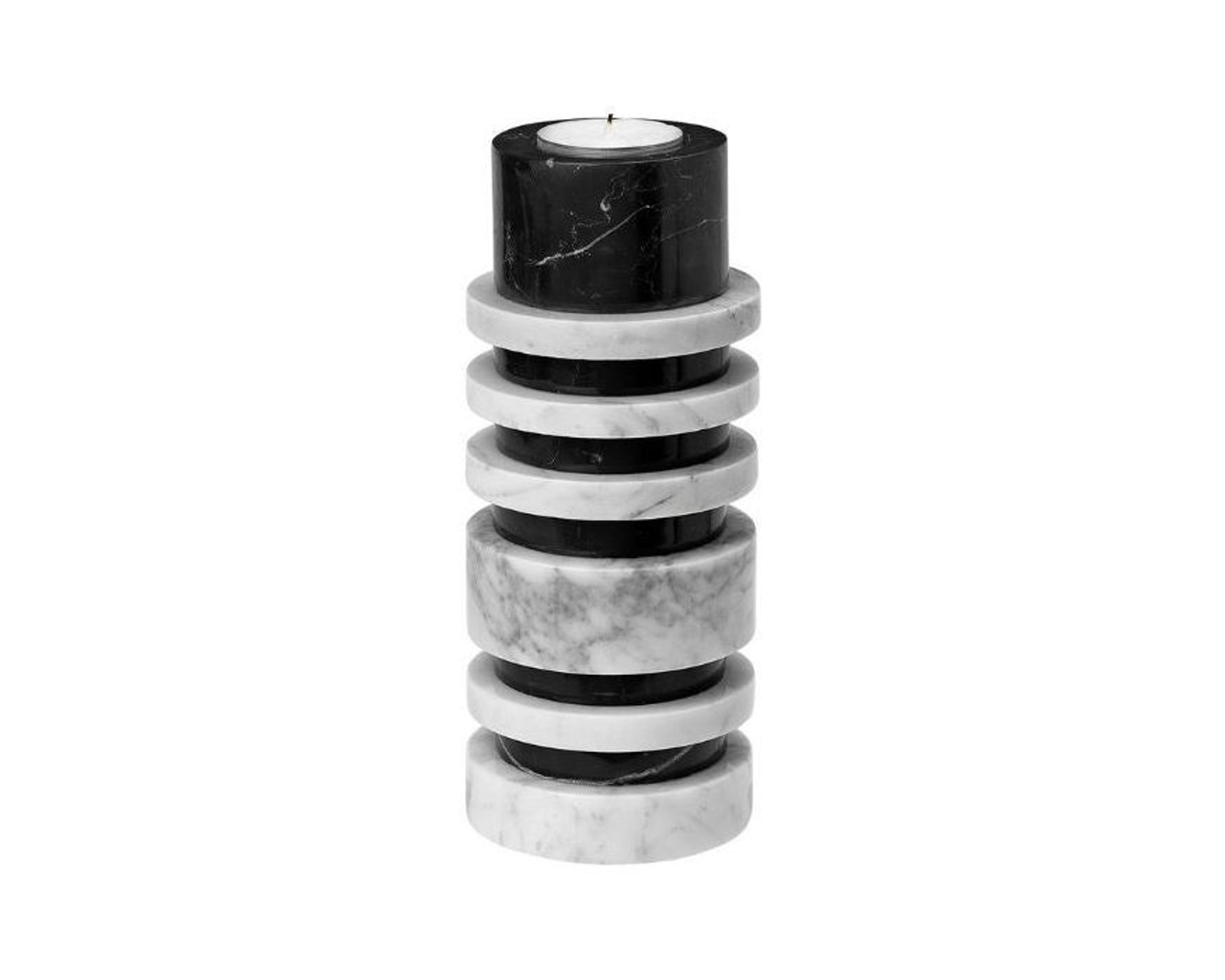 Louise Roe Gallery Object ljusstake svart / vitt