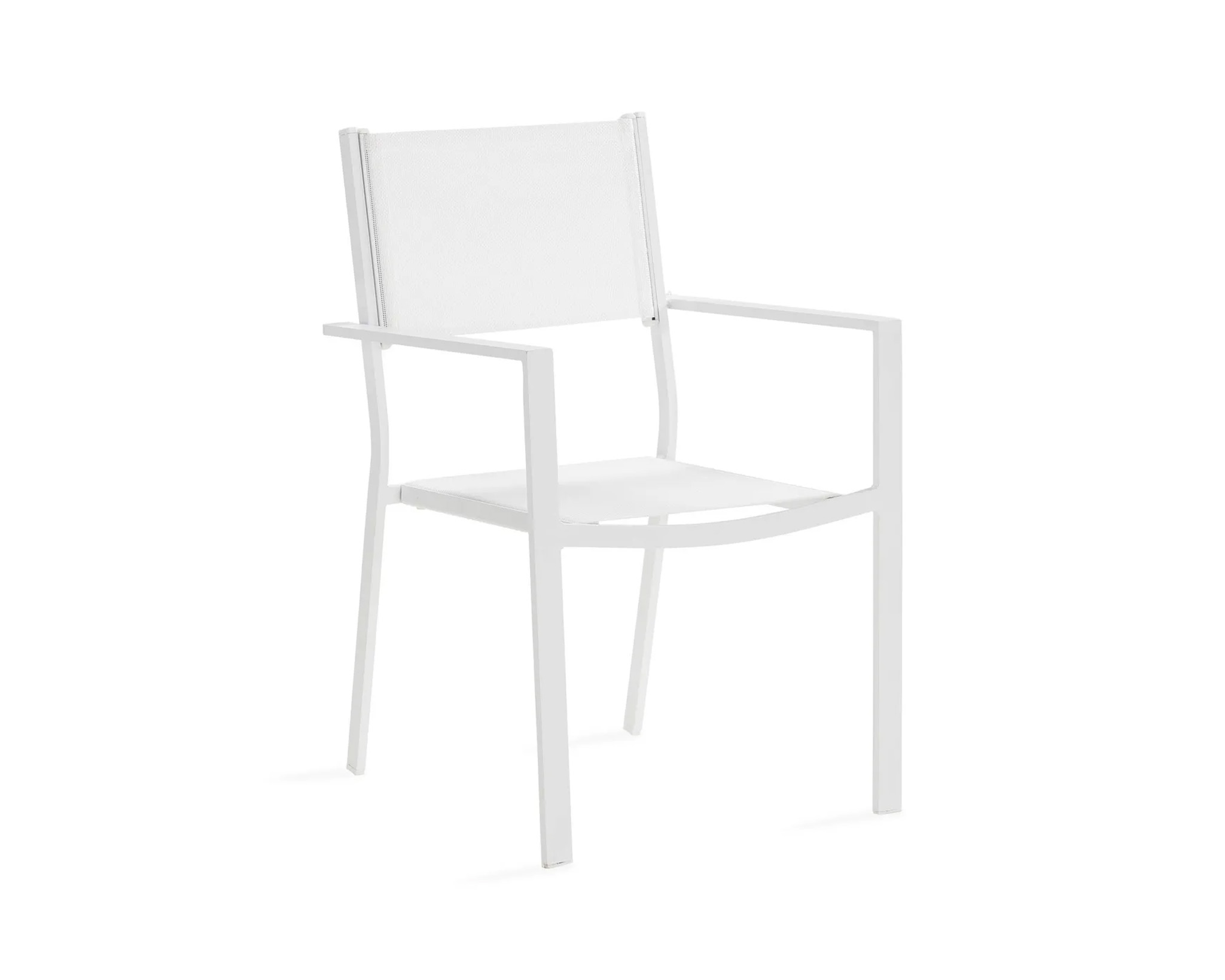 Tunis terassituoli valkoinen, 6 kpl setti