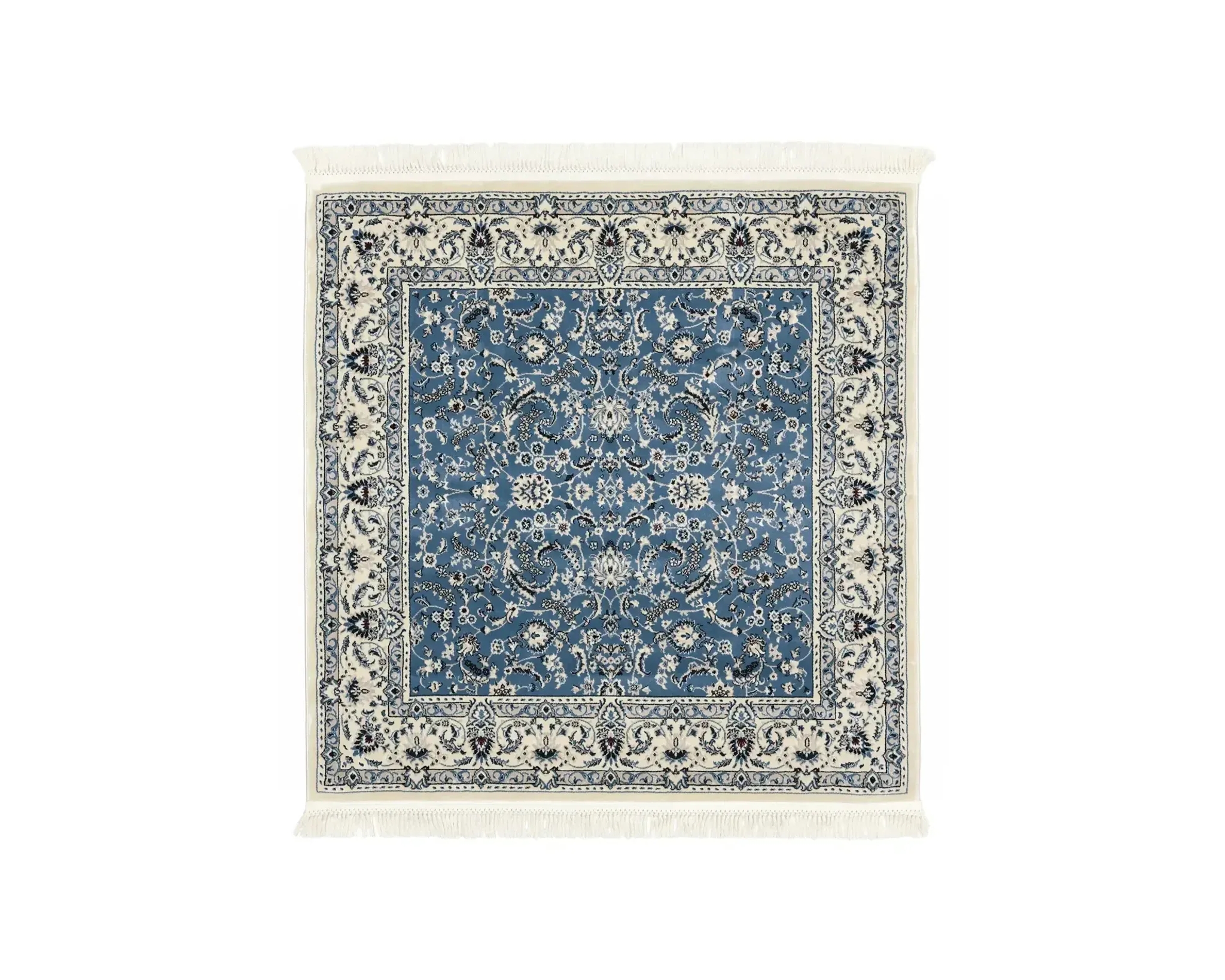 Rugvista Nain Florentine matta 150 x 150 cm blå
