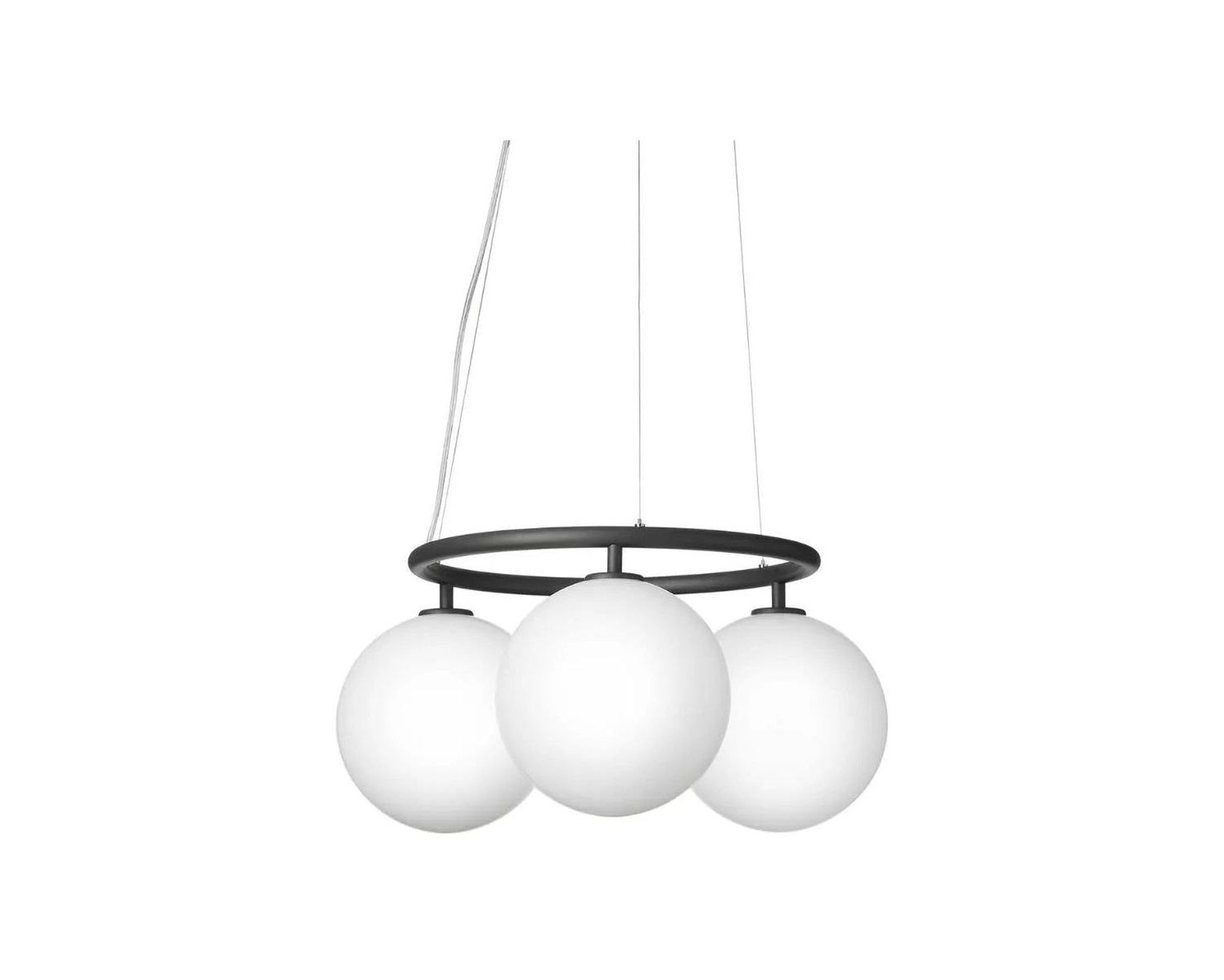 Nuura Miira 3 Circular taklampa &oslash; 54 cm gr&aring; / vit