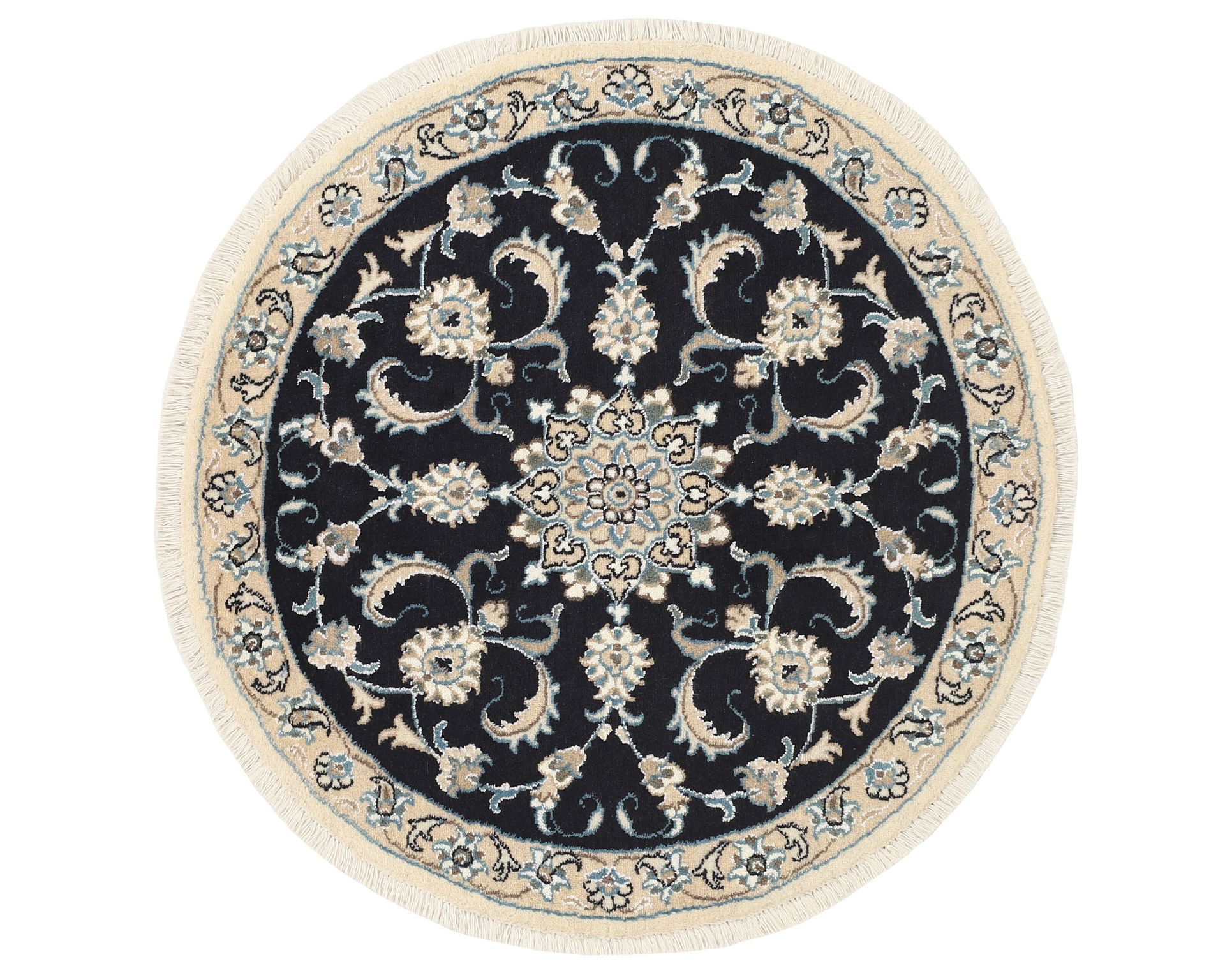 Nain Kashmar itämainen matto ø 100 cm