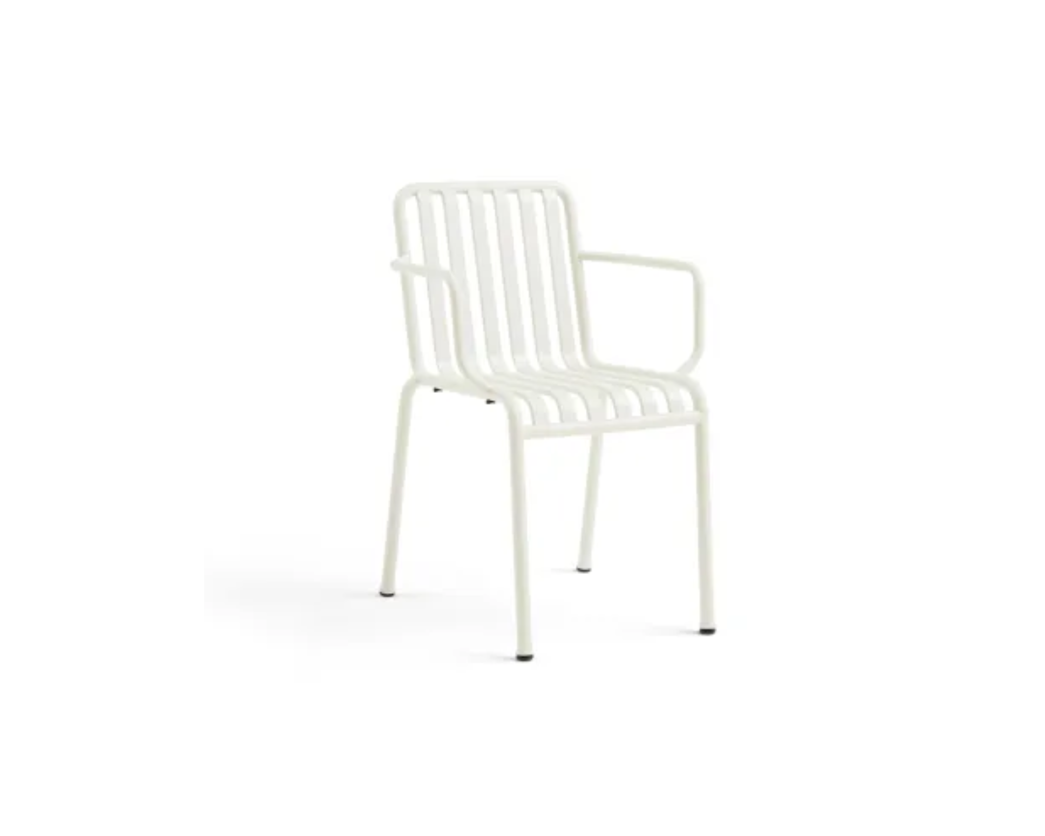 Hay Palissade tuoli käsinojilla valkoinen