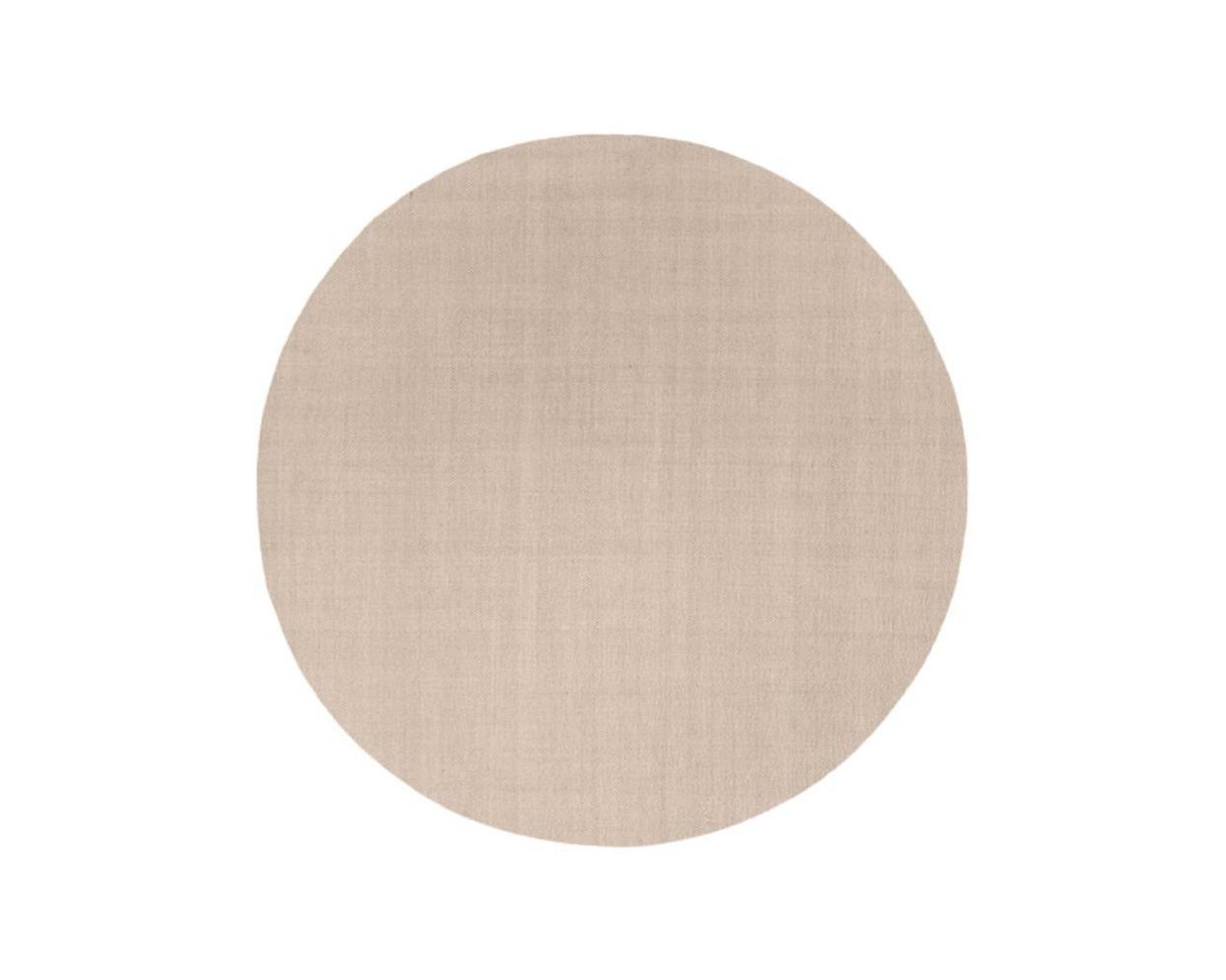 Louise Roe Found 06 ullmatta &oslash; 320 cm Sanded Beige