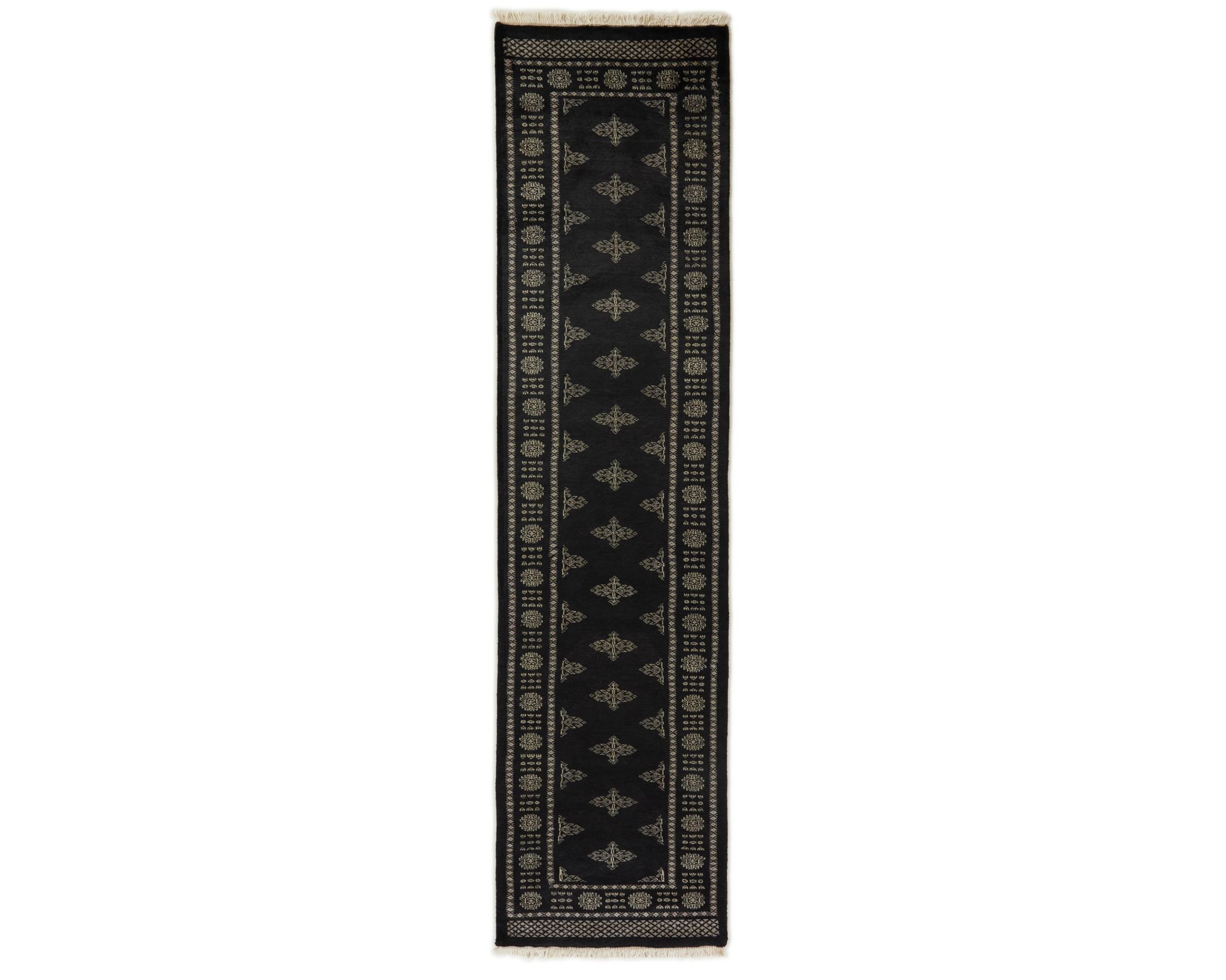 Pakistan handknotted orientalisk matta 76 x 304 cm