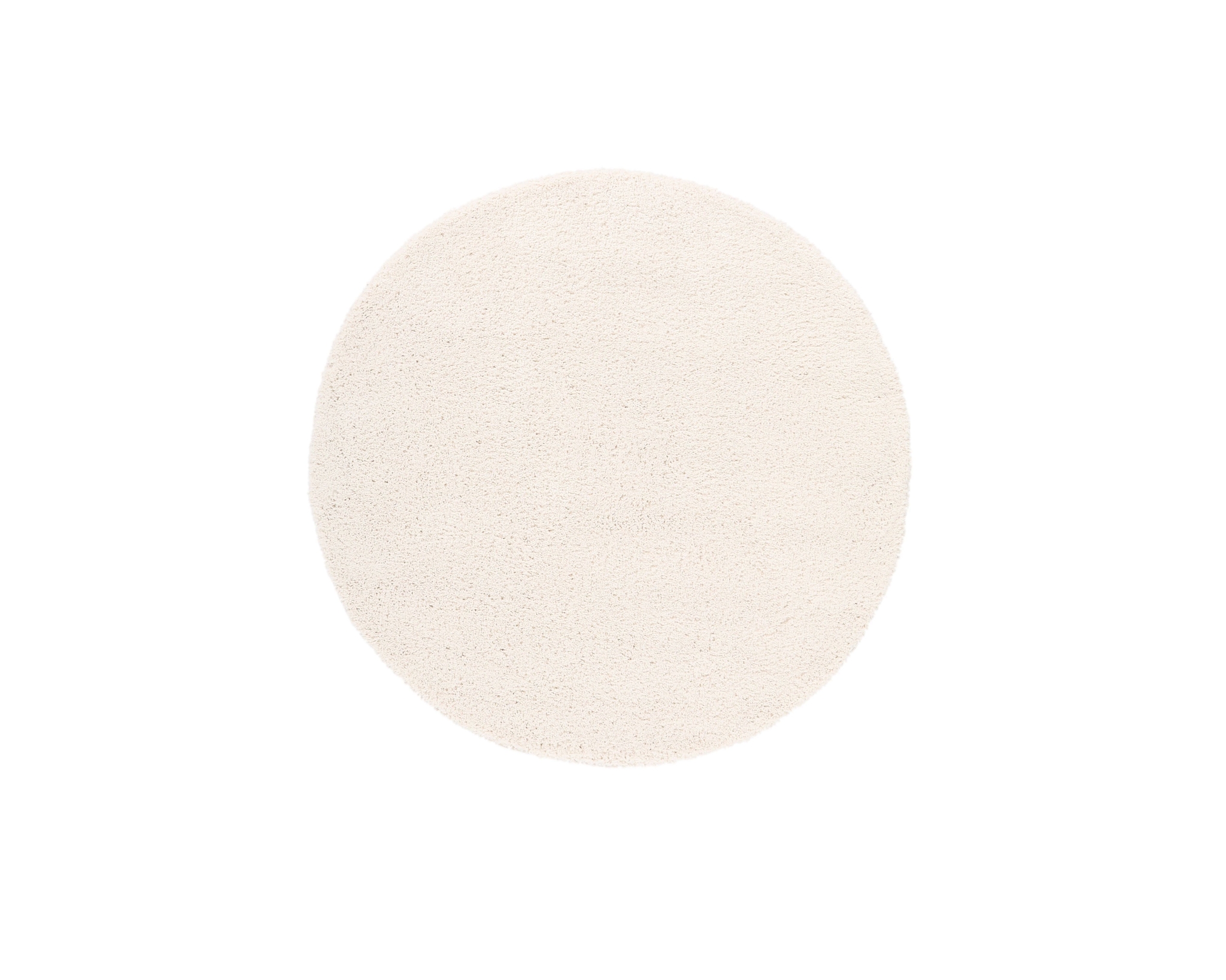 Rugvista Essential Comfy ryamatta &oslash; 250 cm vit