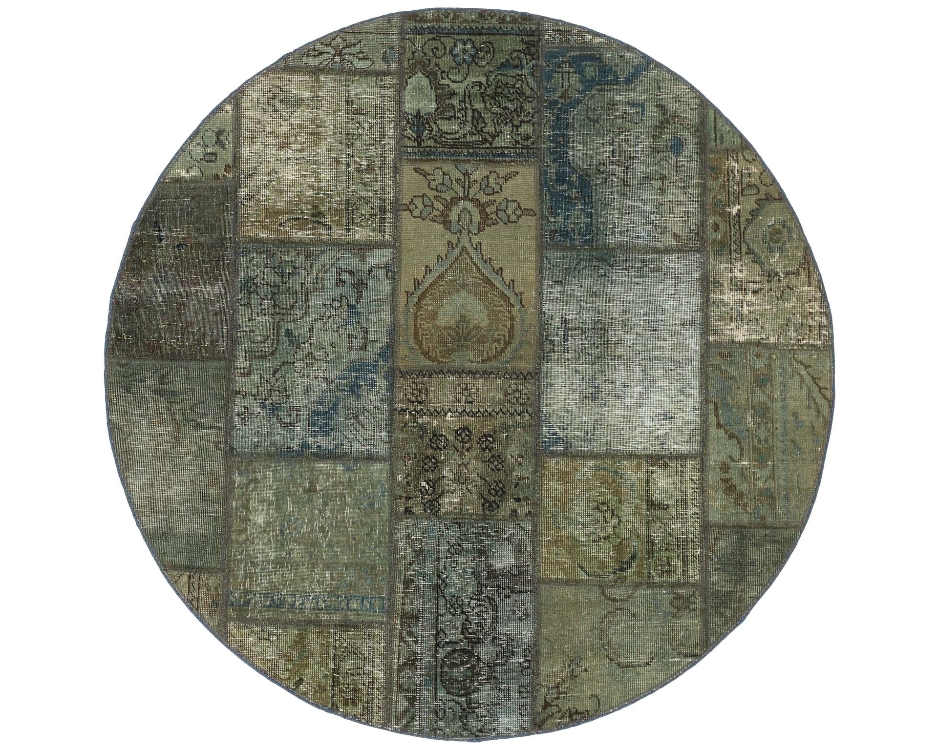 Vintage Patchwork itämainen matto ø 150 cm