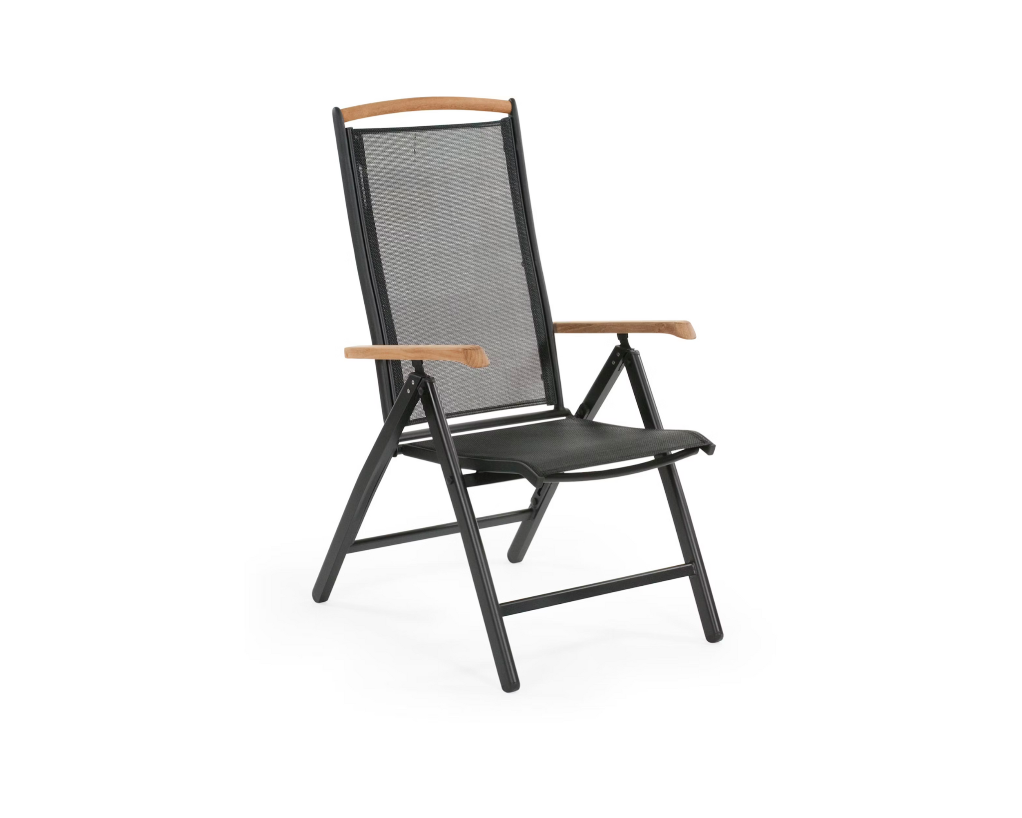 Brafab Andy terassituoli musta / tiikki