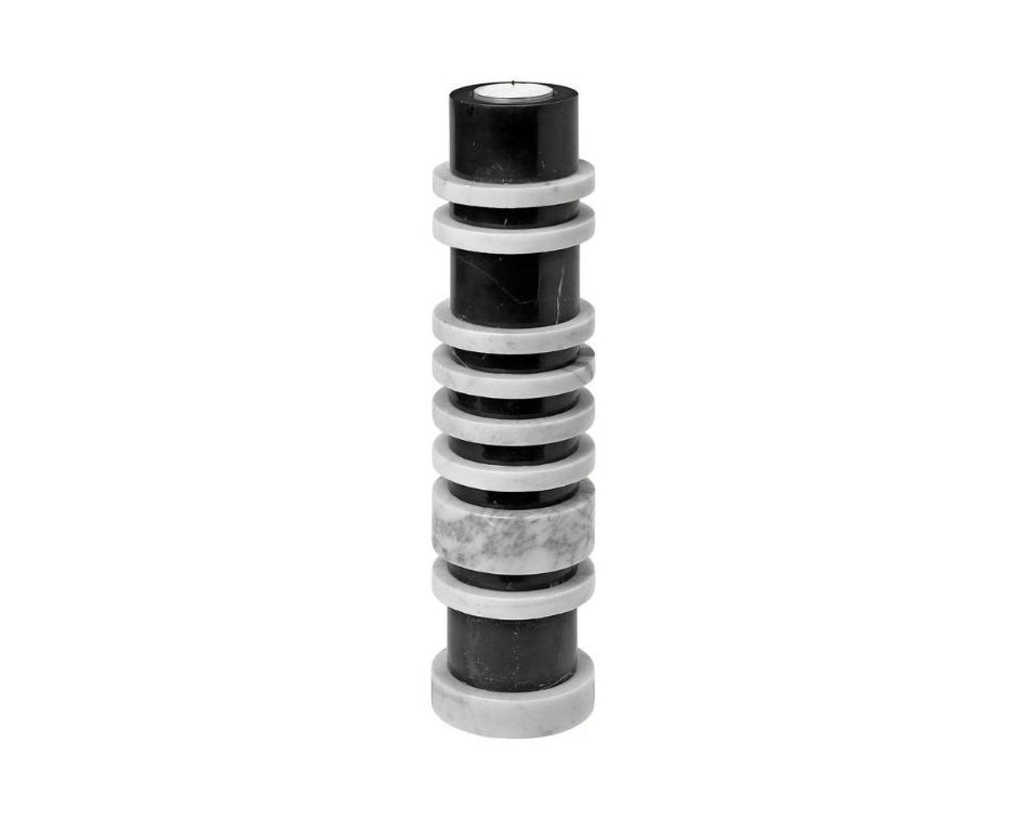 Louise Roe Gallery Object ljusstake black / whitesvart / vitt