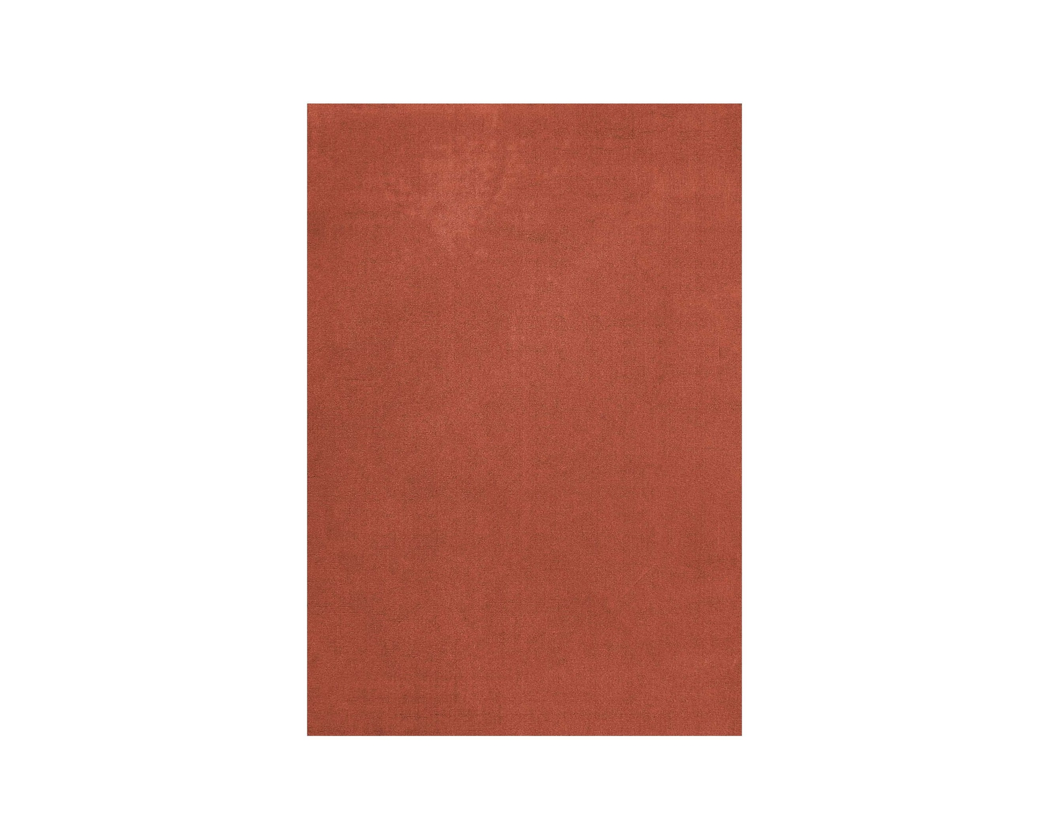 Layered Solid Wool matta 250 x 350 cm Red Ochre