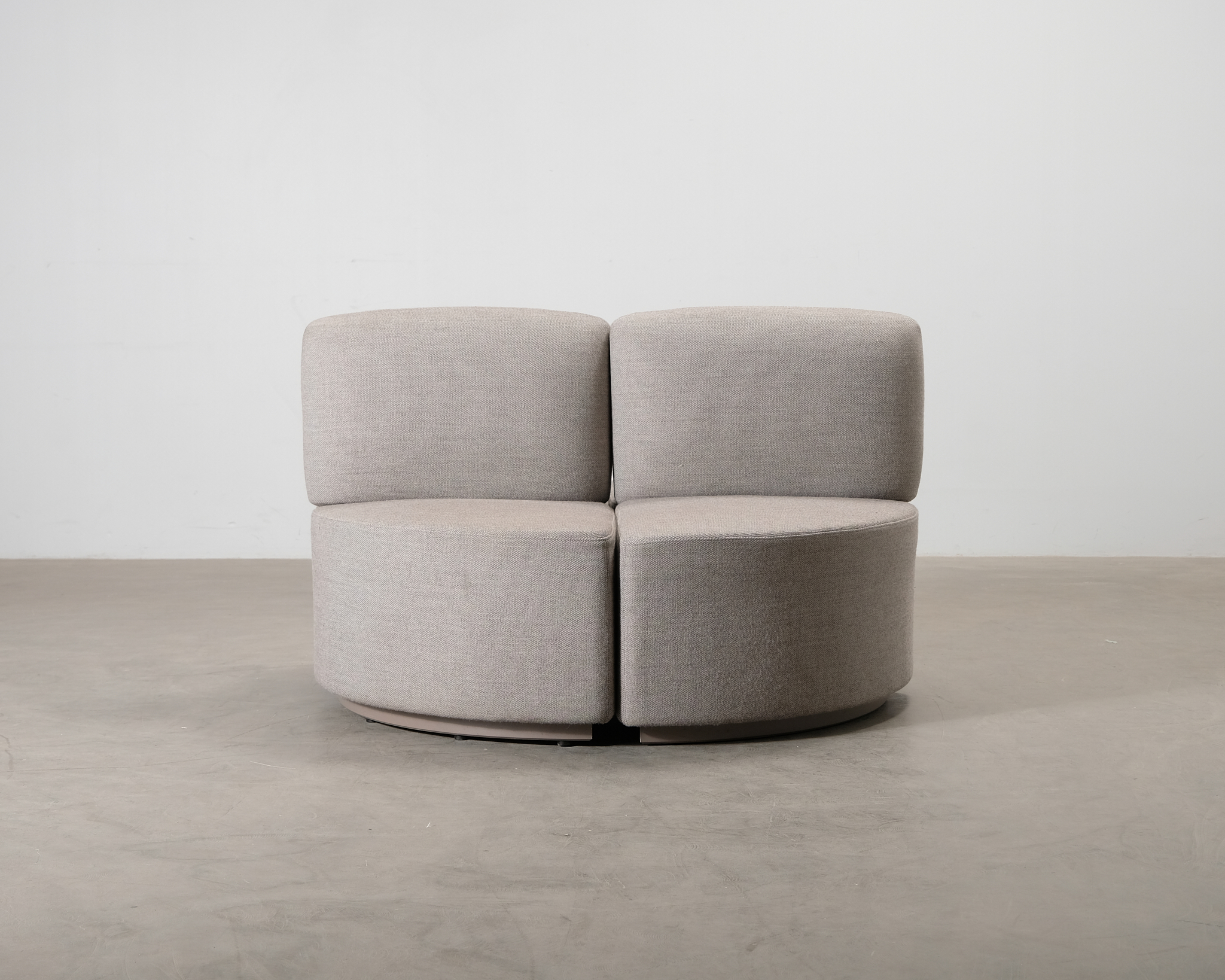 2-sits soffmodul grå