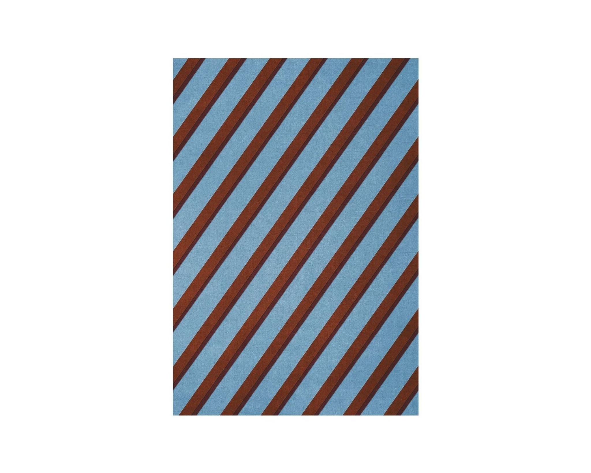 Layered Teklan Diagonal ullmatta 250 x 350 cm Sky