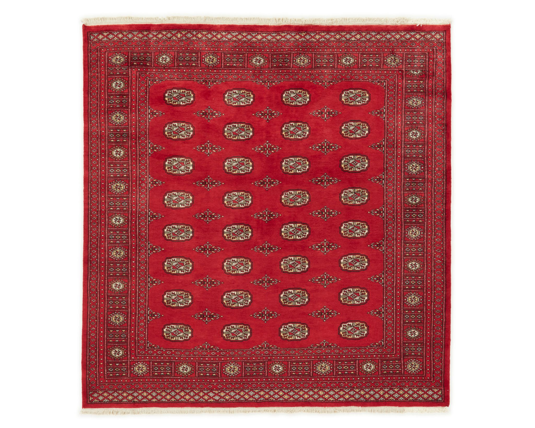 Pakistan handknotted orientalisk matta 202 x 210 cm