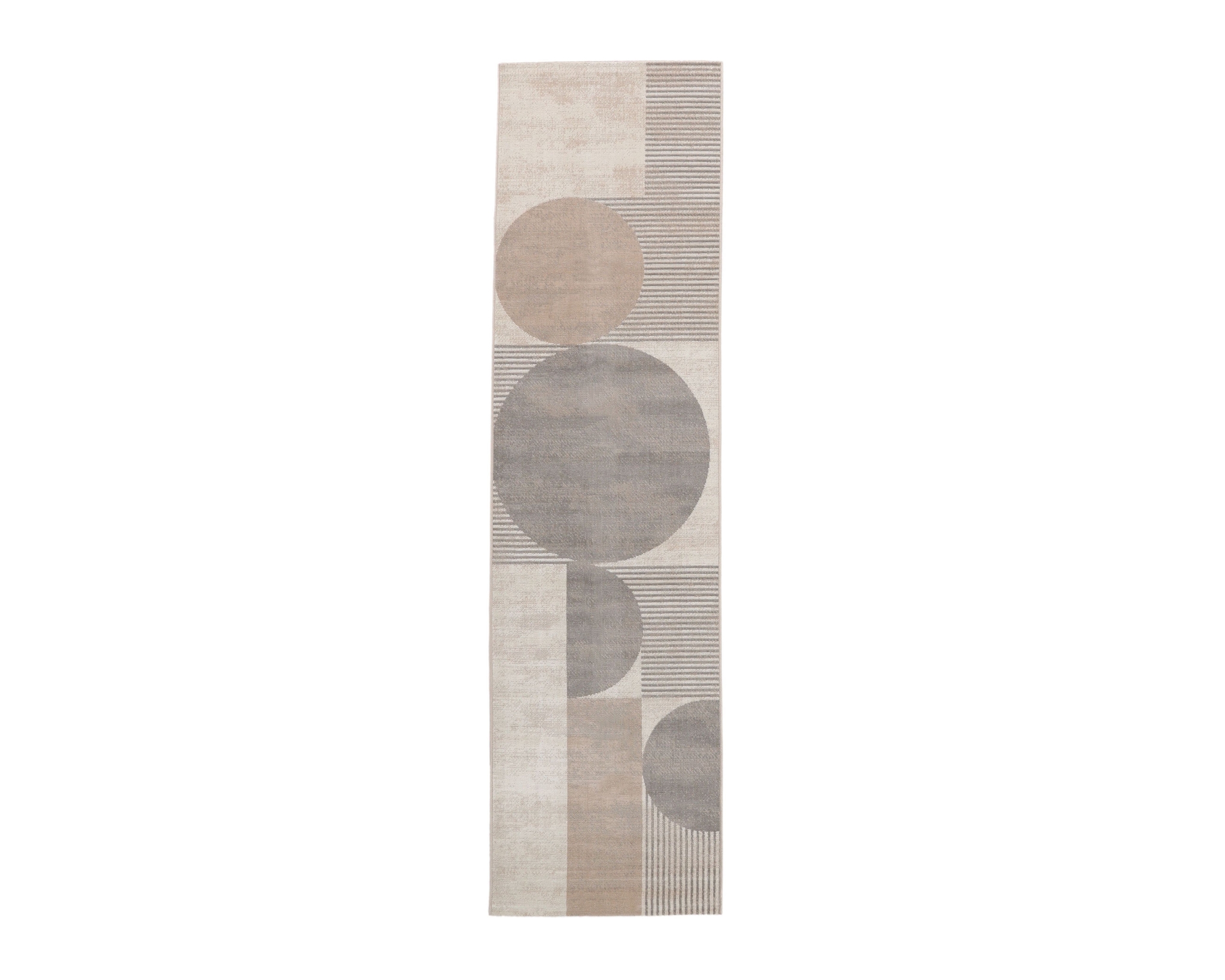 Rugvista Deco matta 80 x 300 cm beige / grå