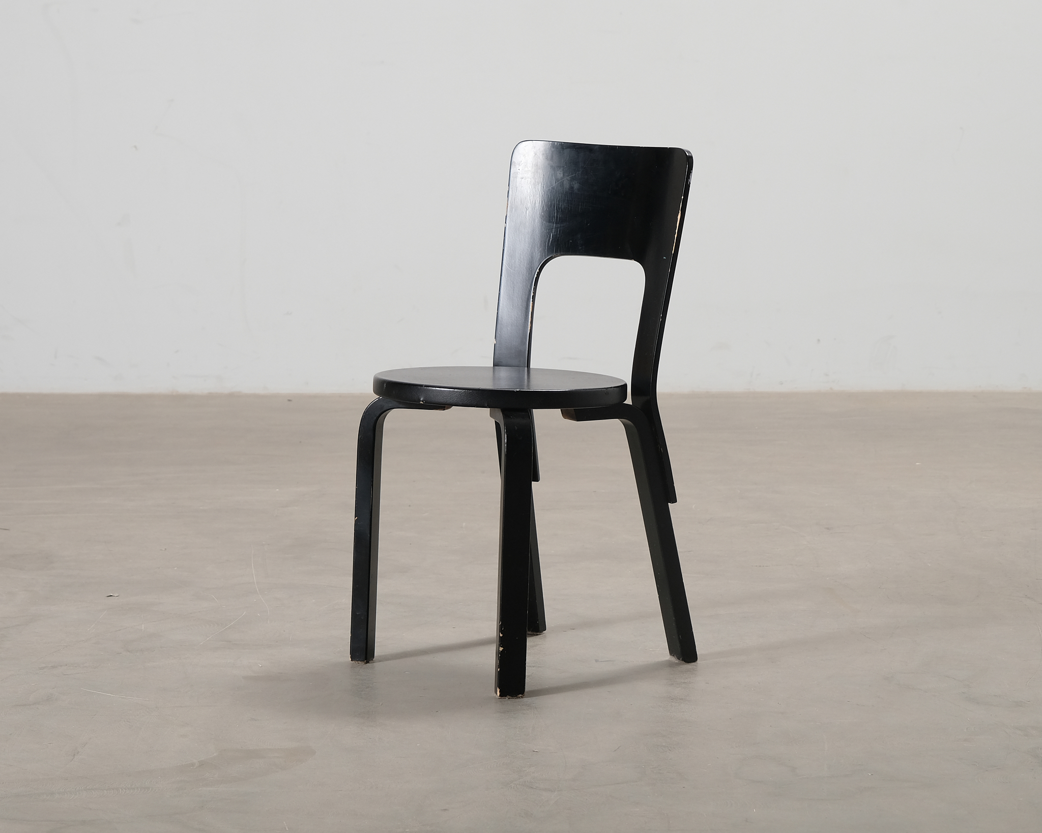 Artek 66 stol svart