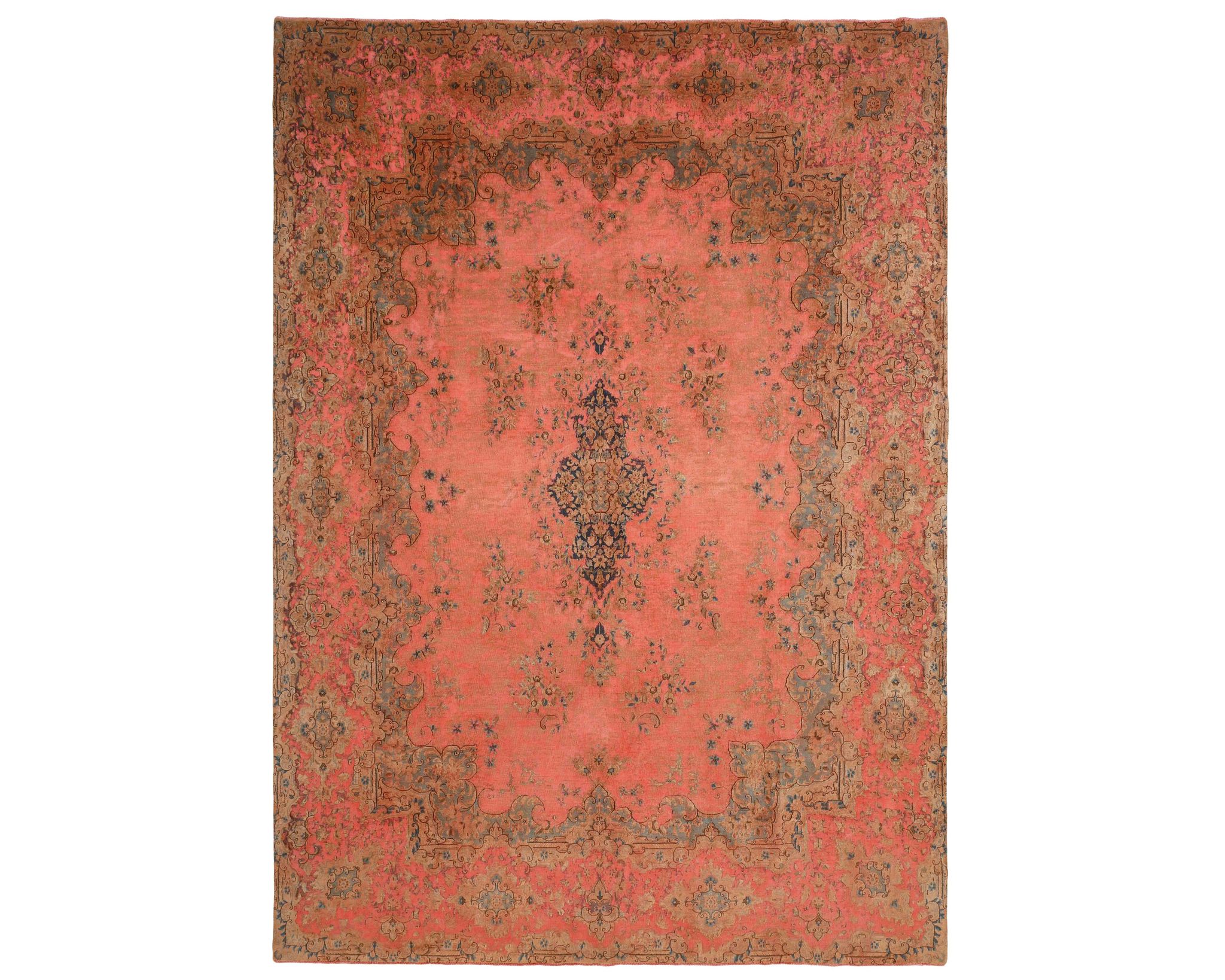 Vintage Kerman orientalisk matta 293 x 413 cm