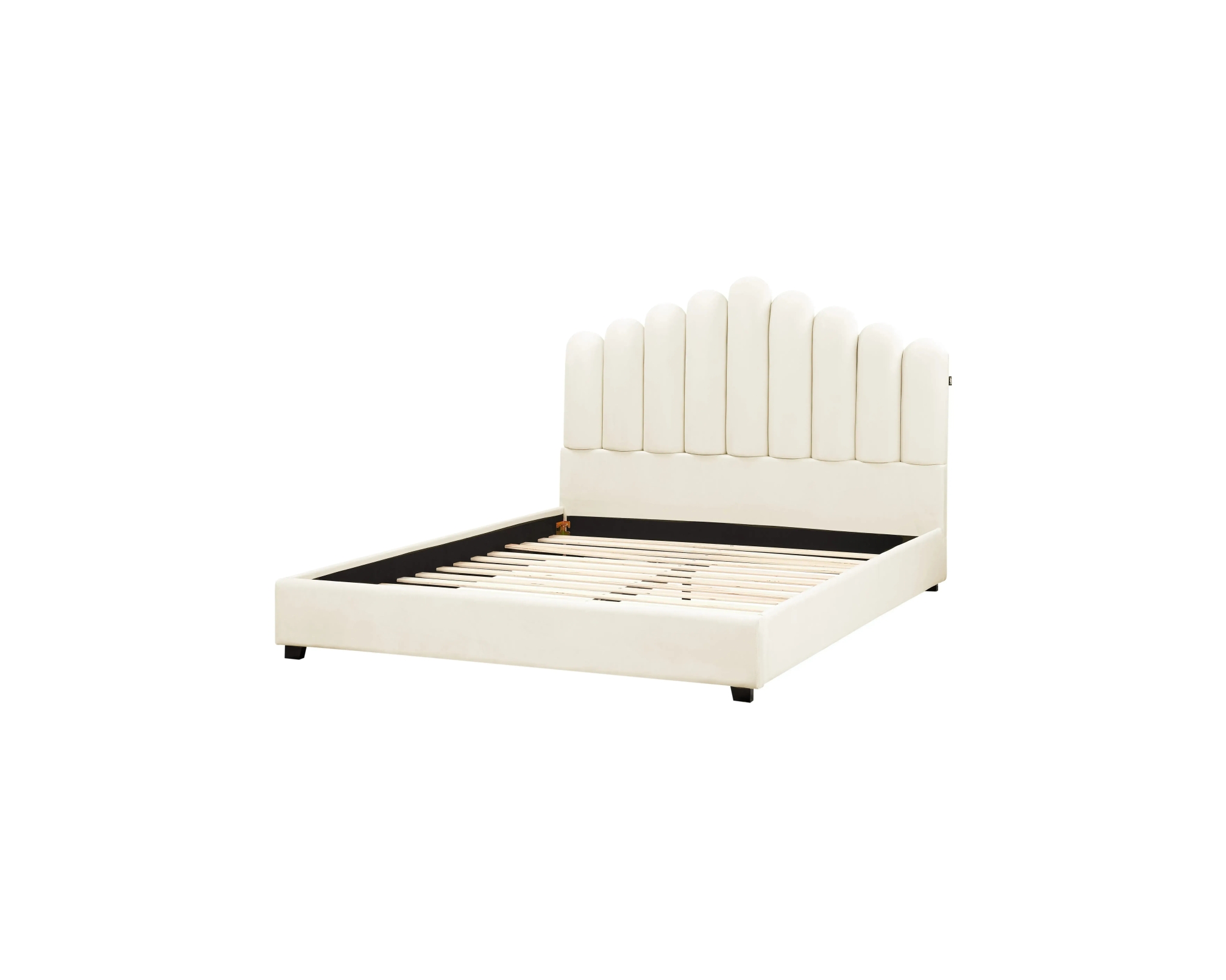 Vincennes s&auml;ngram 160 cm naturvit