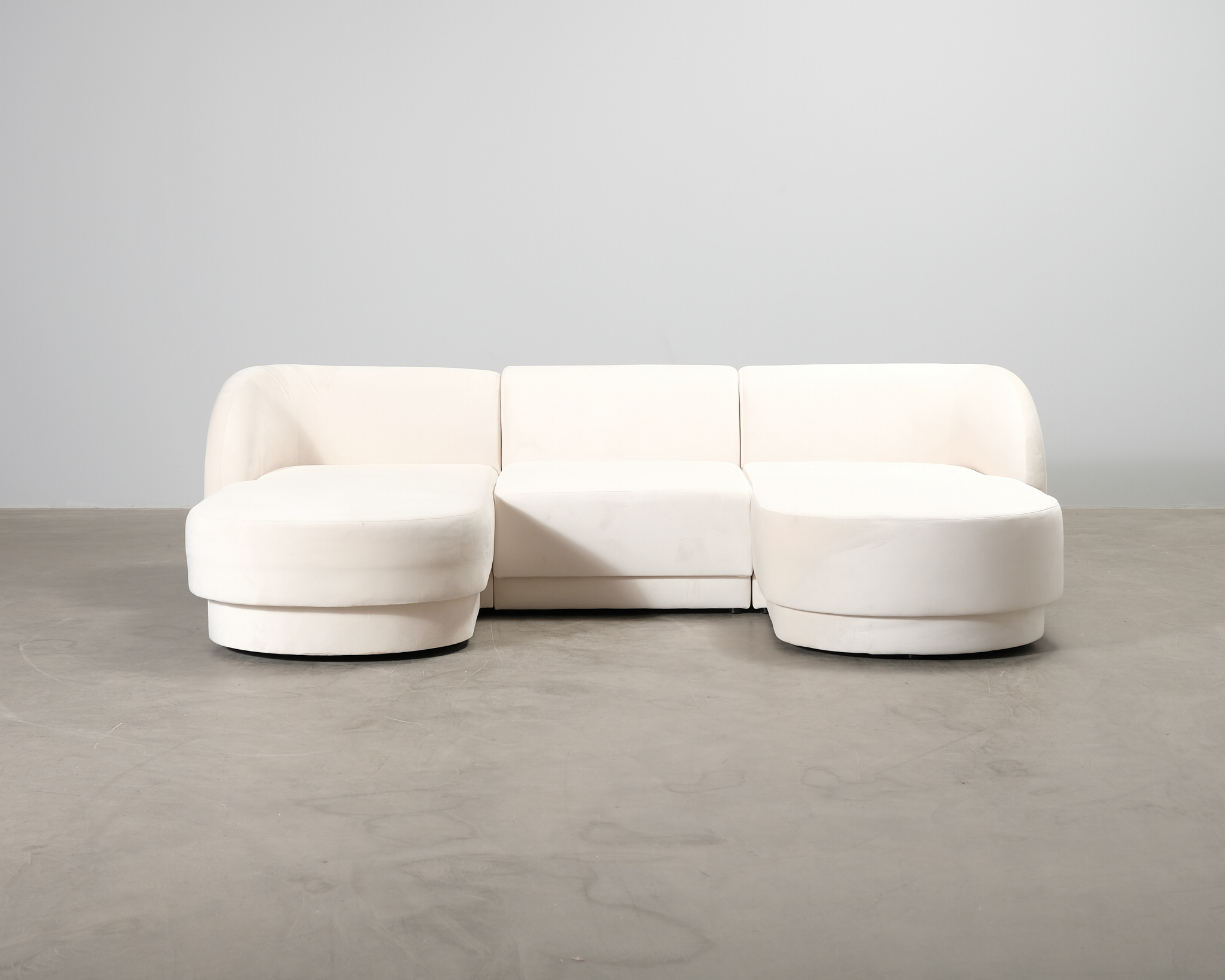 Micadoni Miley U-soffa naturvit