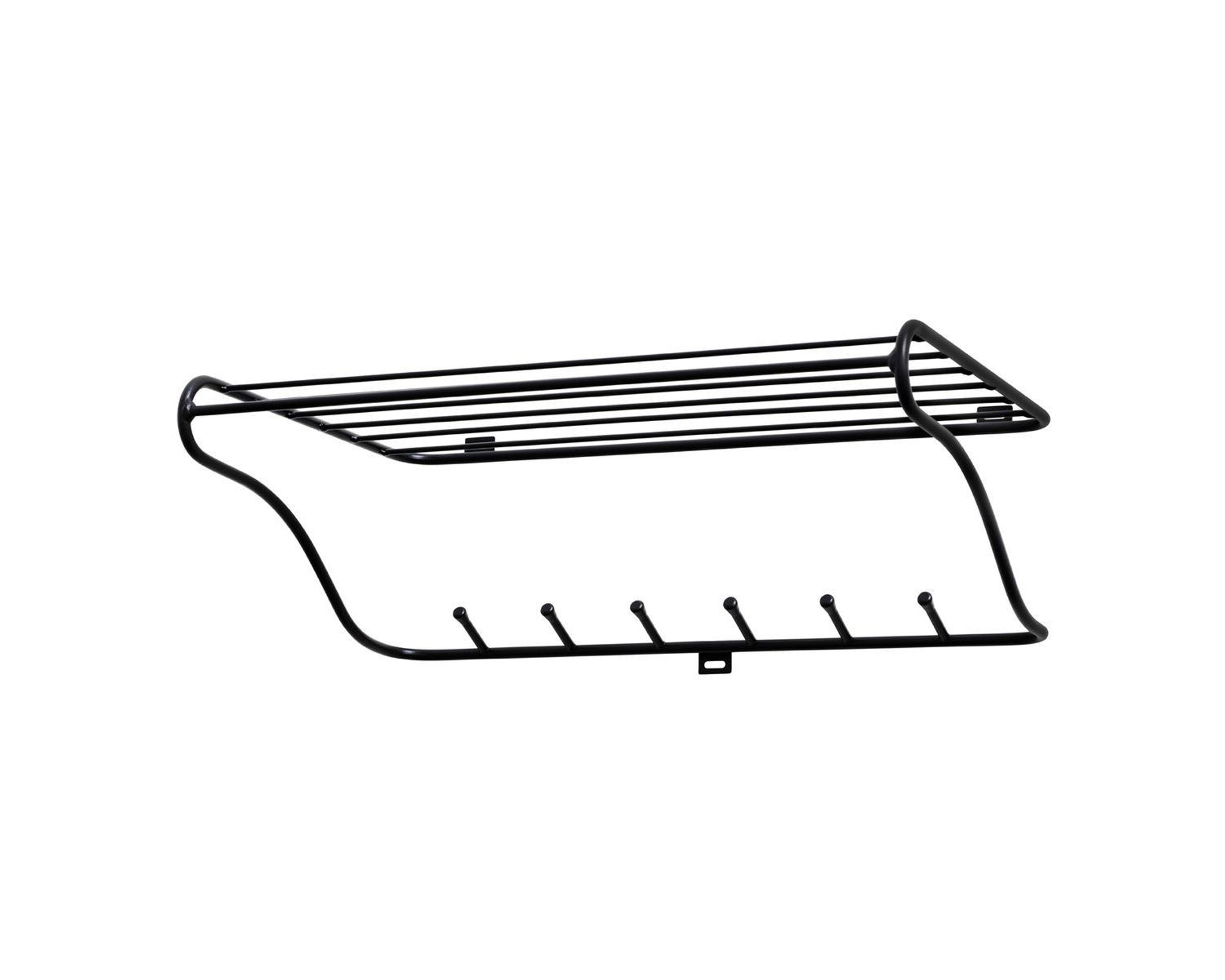 Hat Rack v&auml;gghylla svart