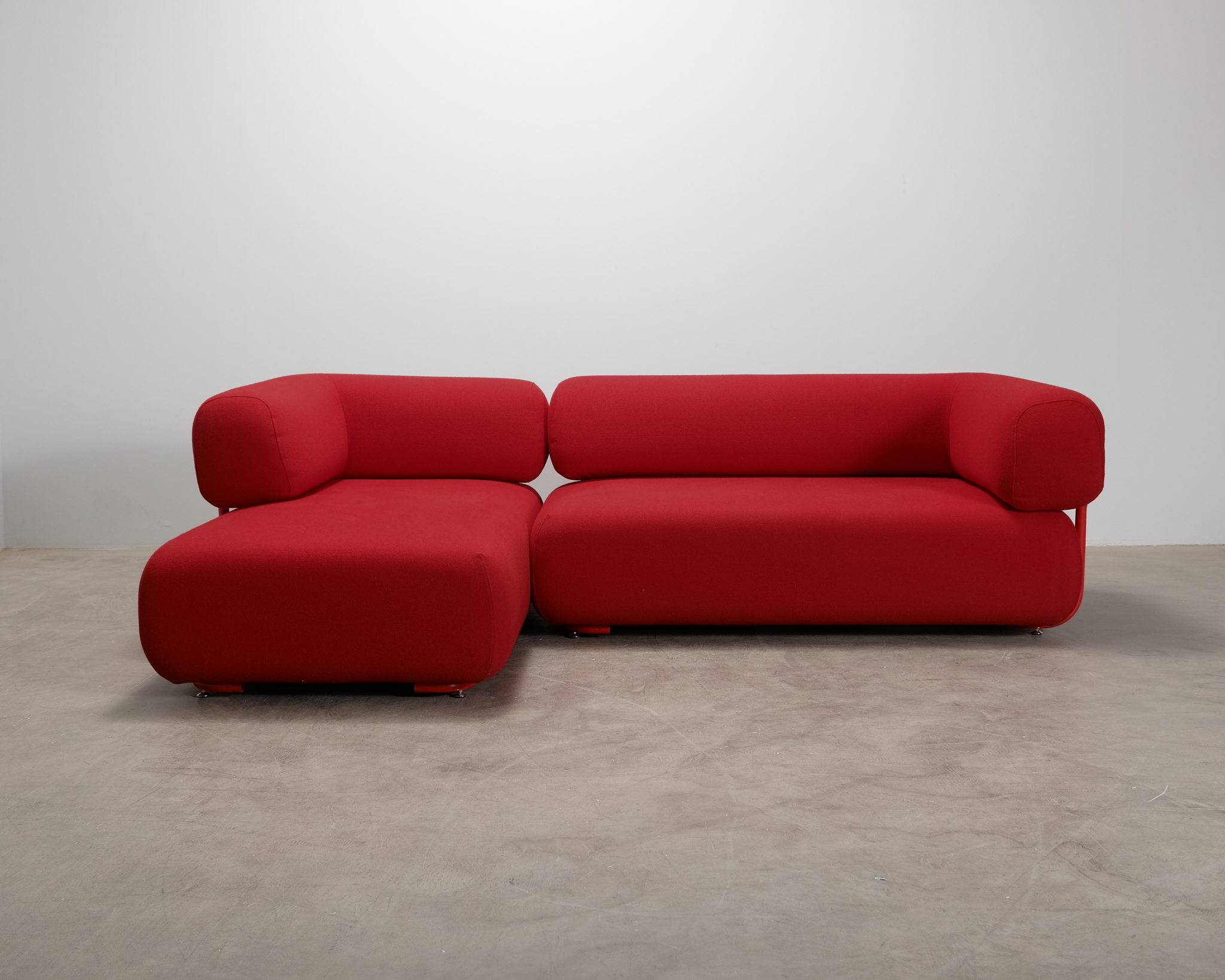 Hakola We 4-sits soffa med divan r&ouml;d
