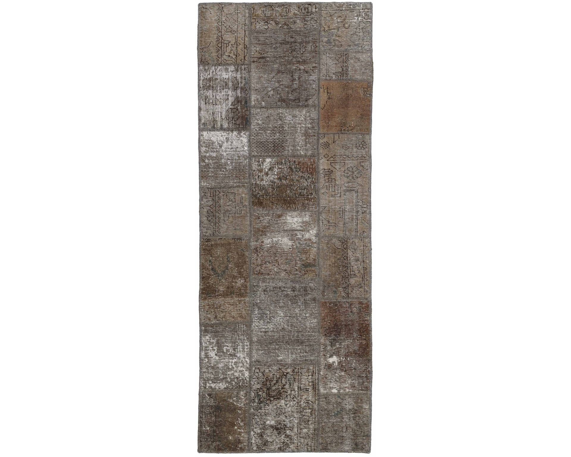 Vintage Patchwork itämainen matto 74 x 205 cm
