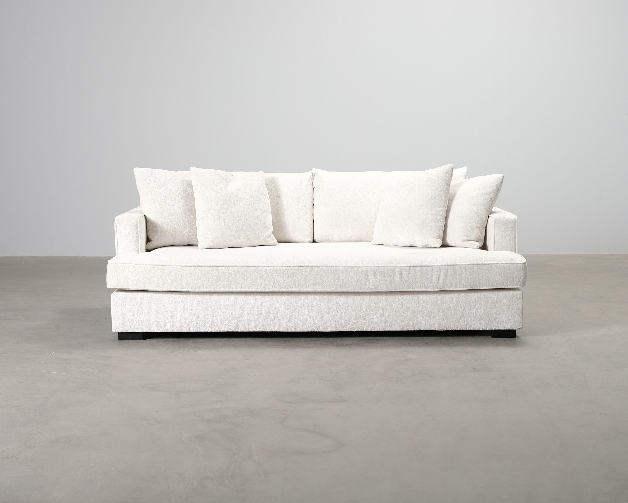 Rossita Deep 3-sits soffa naturvit