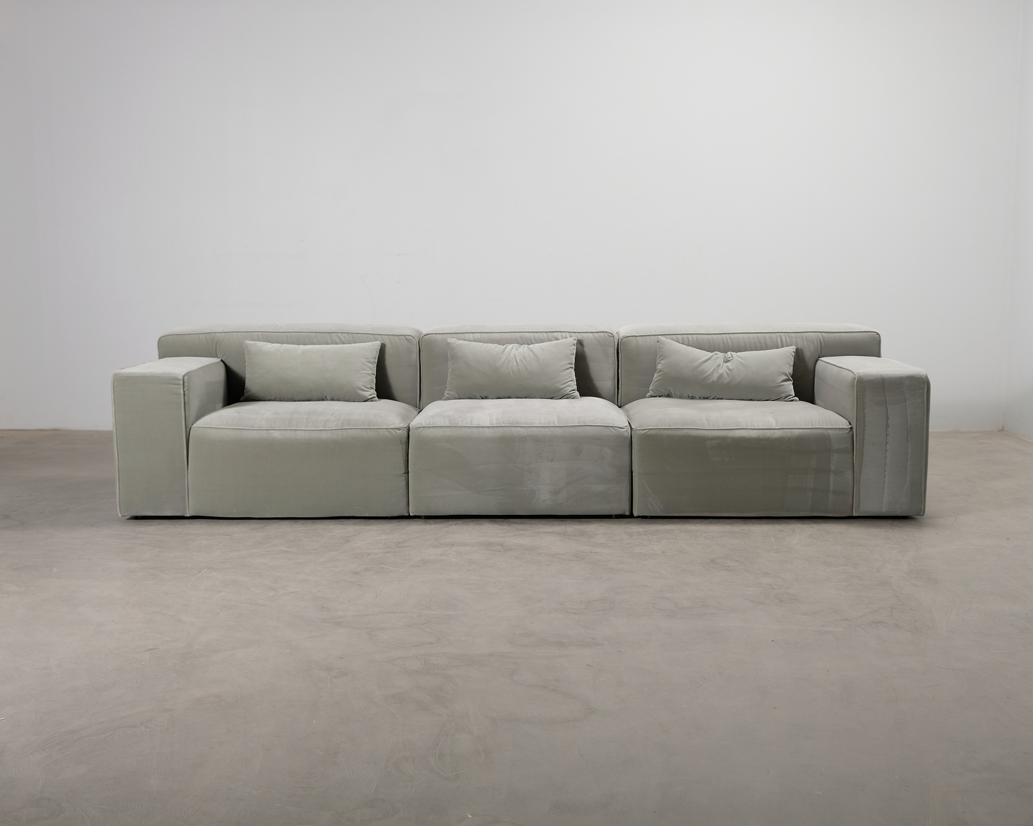 3,5-sits soffa ljusgrön
