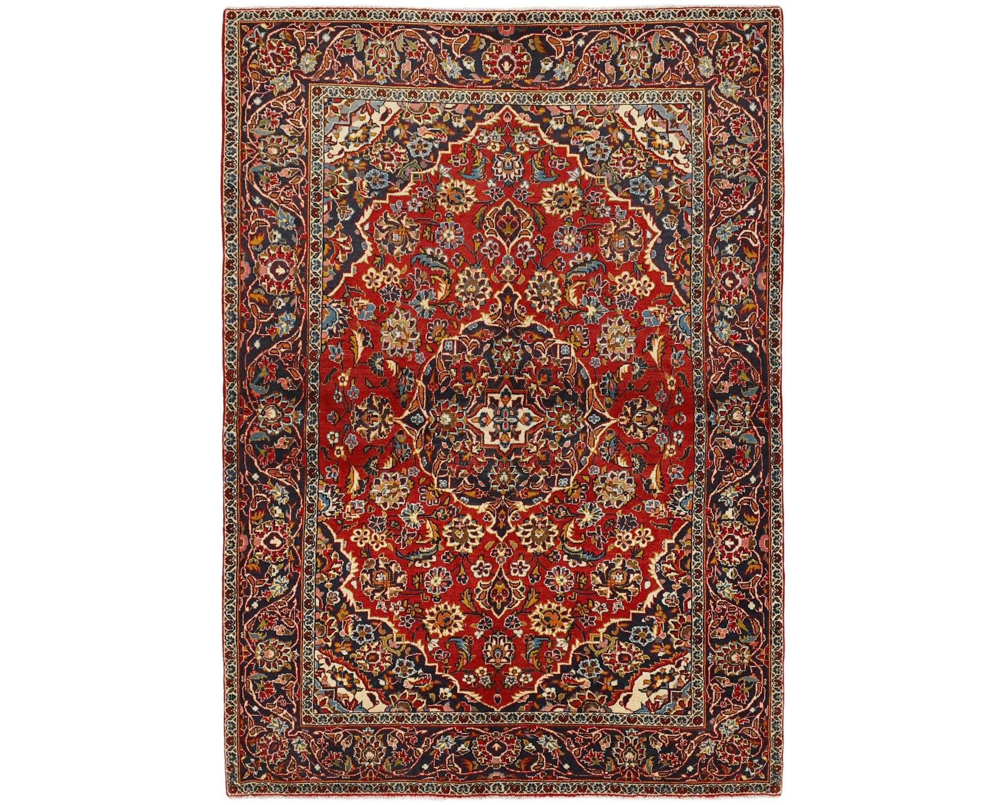 Keshan orientalisk matta 142 x 208 cm
