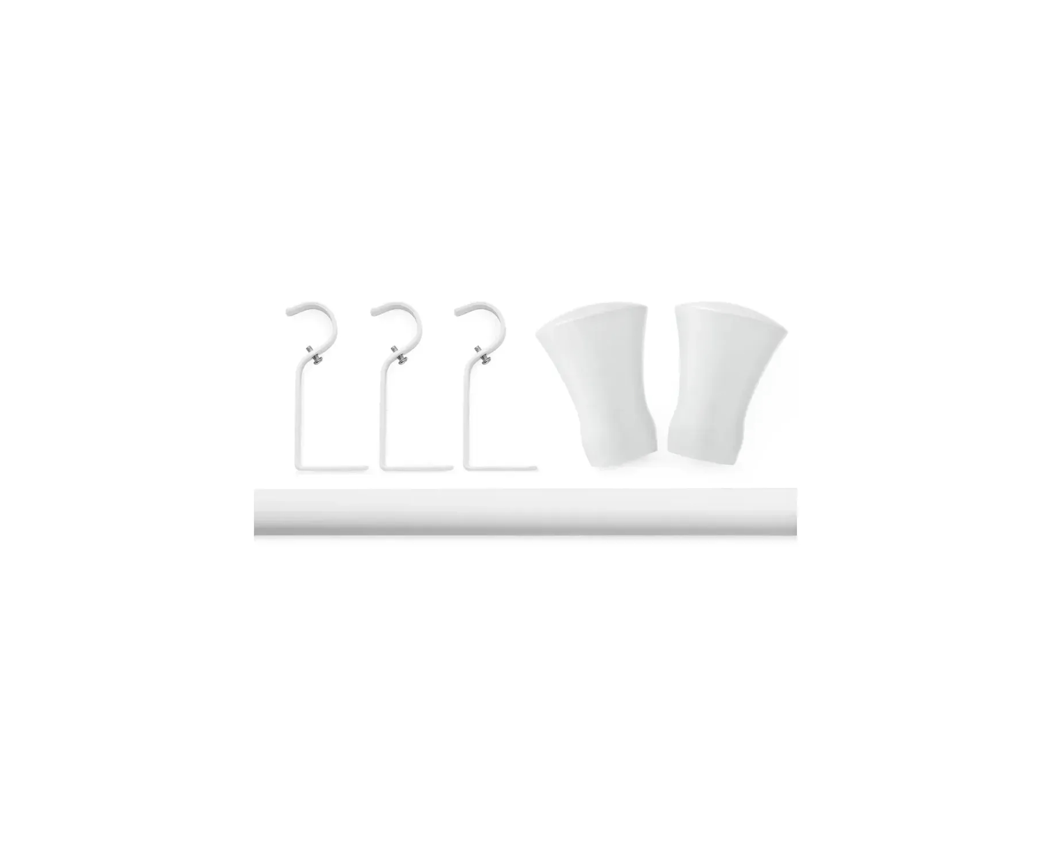 Mio Candela gardinstångset 160-310 cm vit