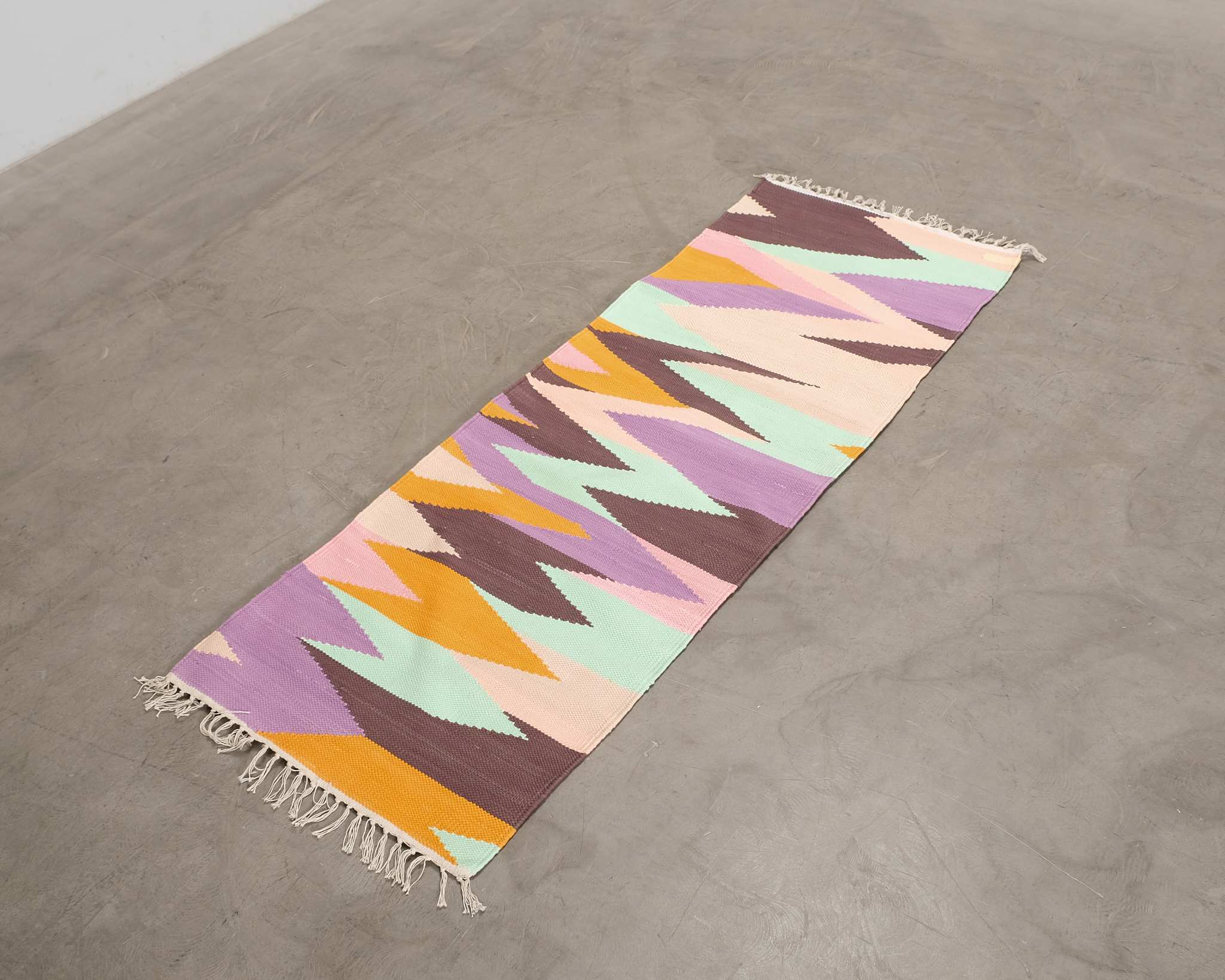 Rugvista Viggo hallmatta 70 x 200 cm brun / orange / lila
