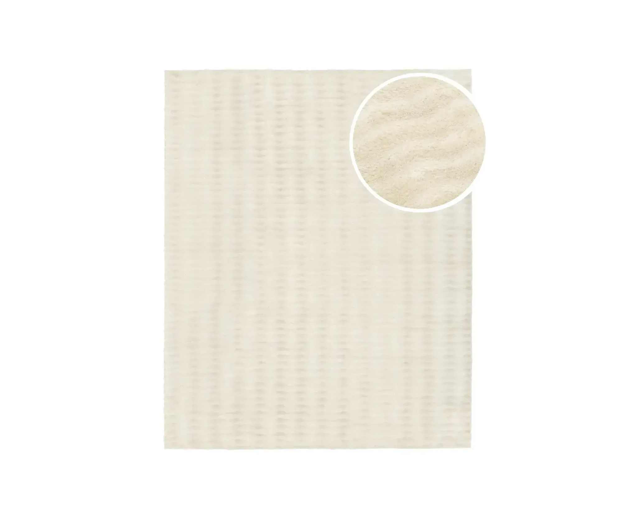 Rugvista matta 240 x 300 cm vit