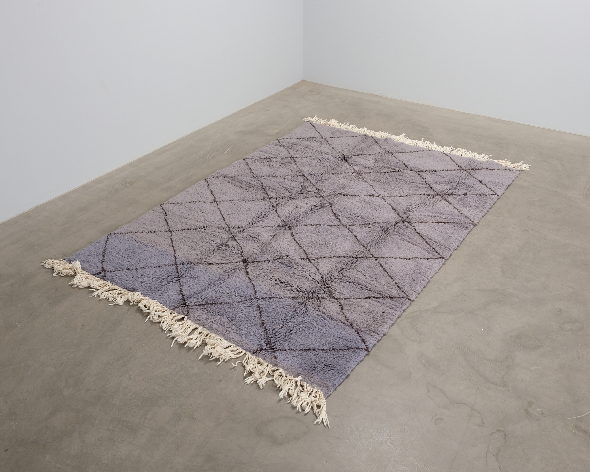 Beni Ourain matta lila 210 x 310 cm