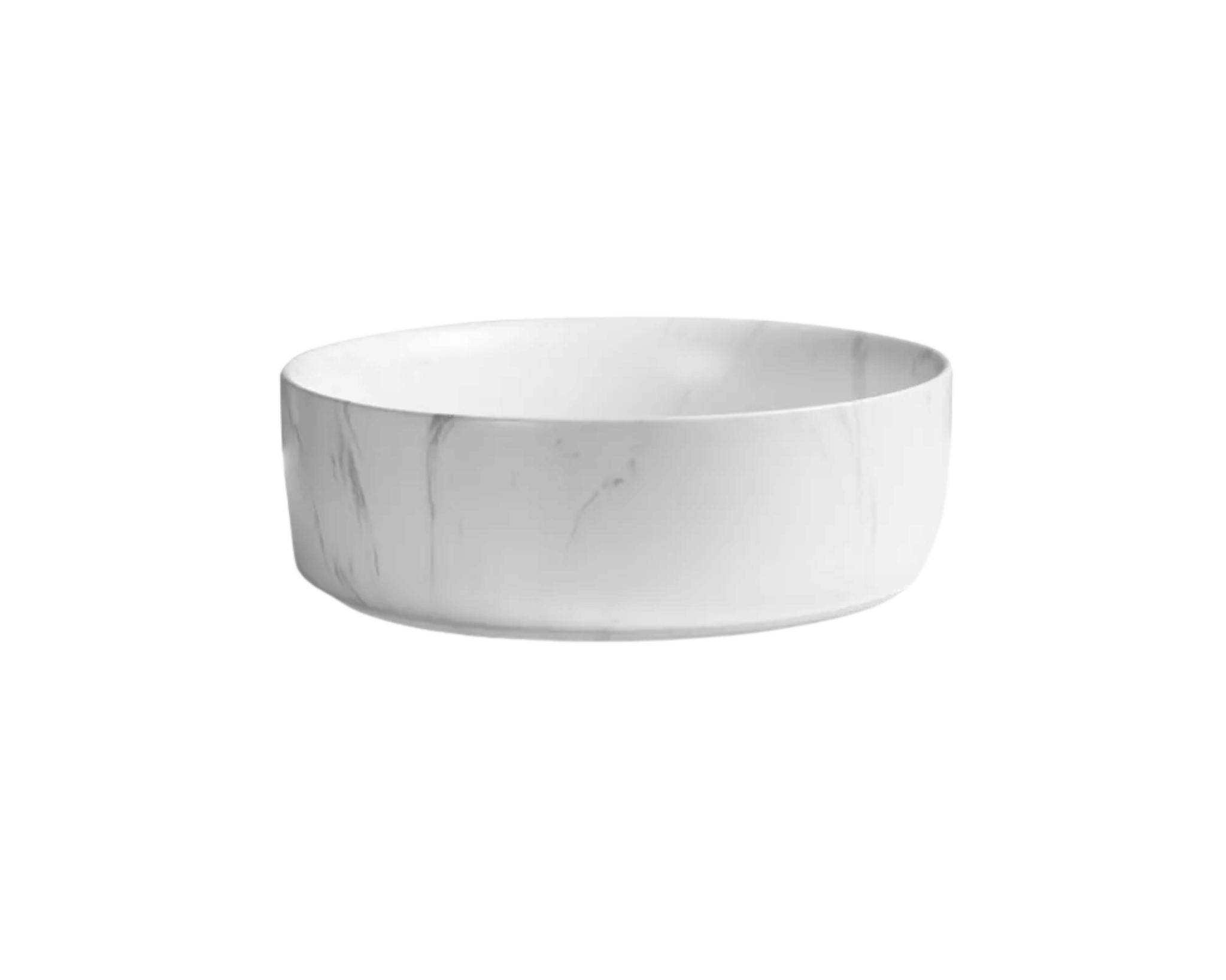 Runt tvättställ ø 36 cm vit