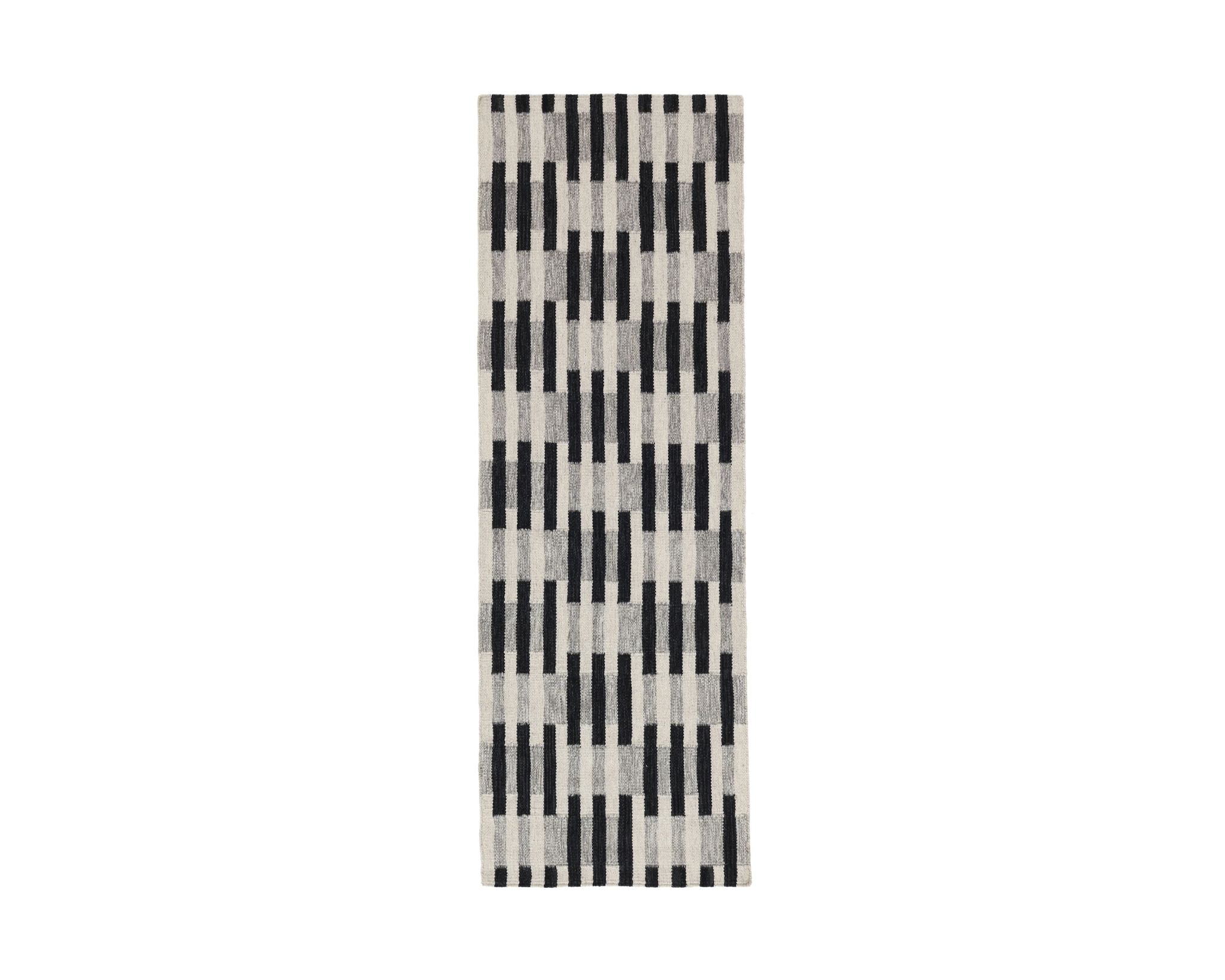 Rugvista Challi g&aring;ngmatta 80 x 250 cm svart