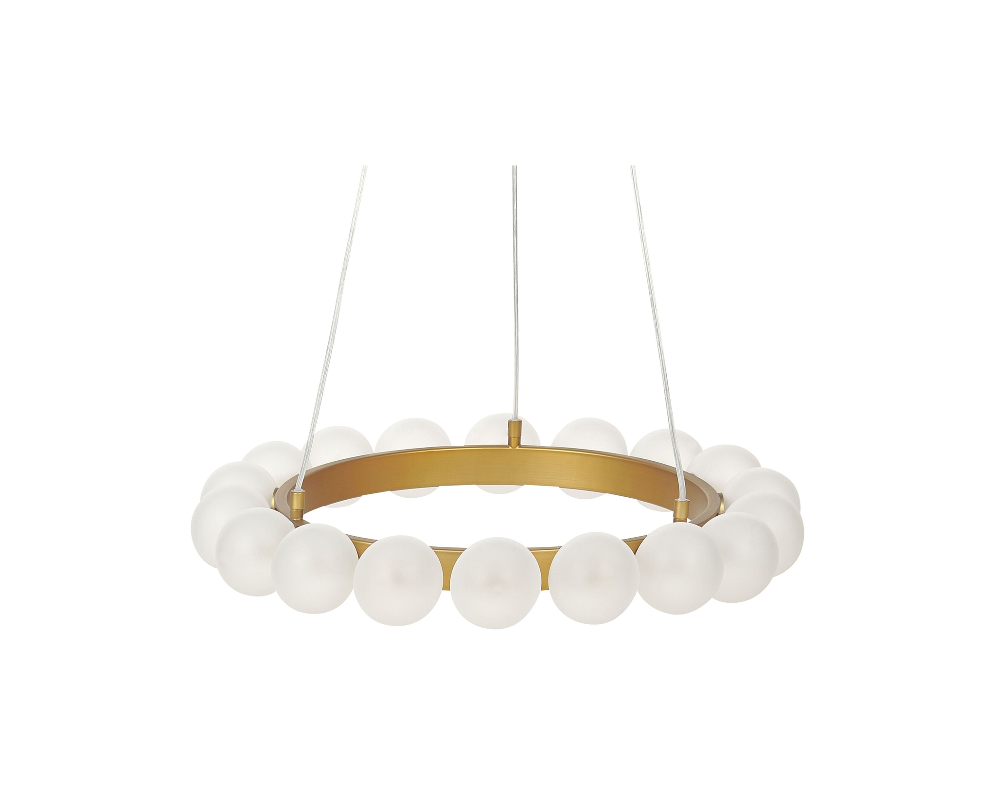 Beliani Georges pendellampa &oslash; 59 cm guld