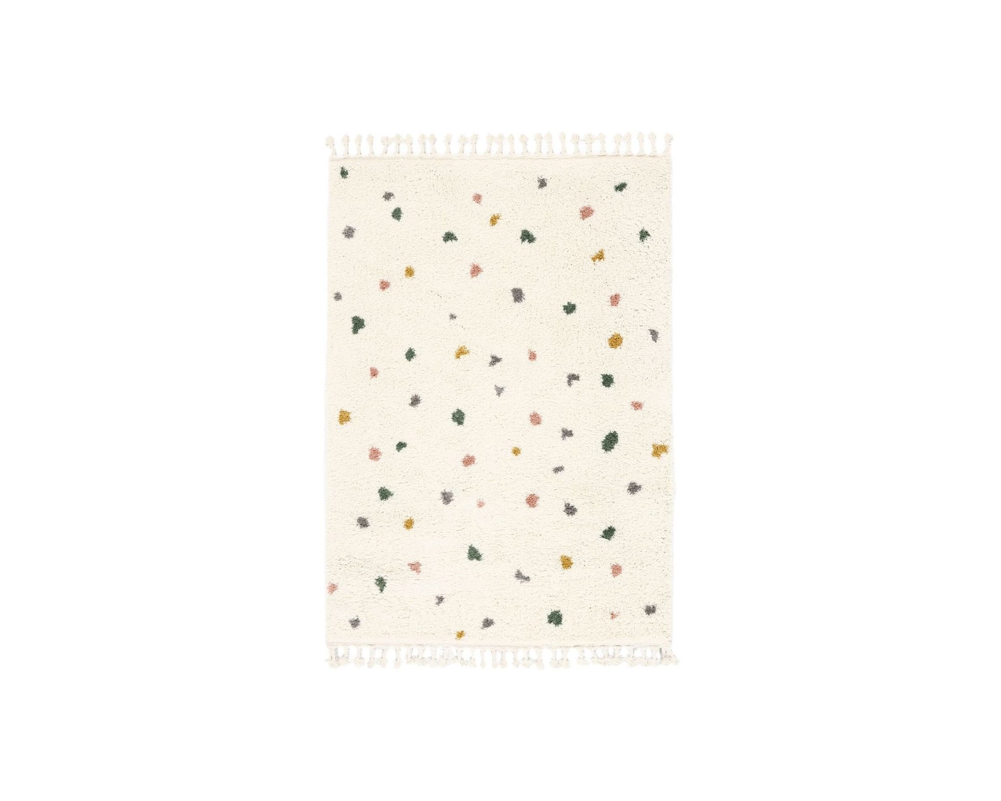Rugvista Confetti matta 100 x 160 cm vit